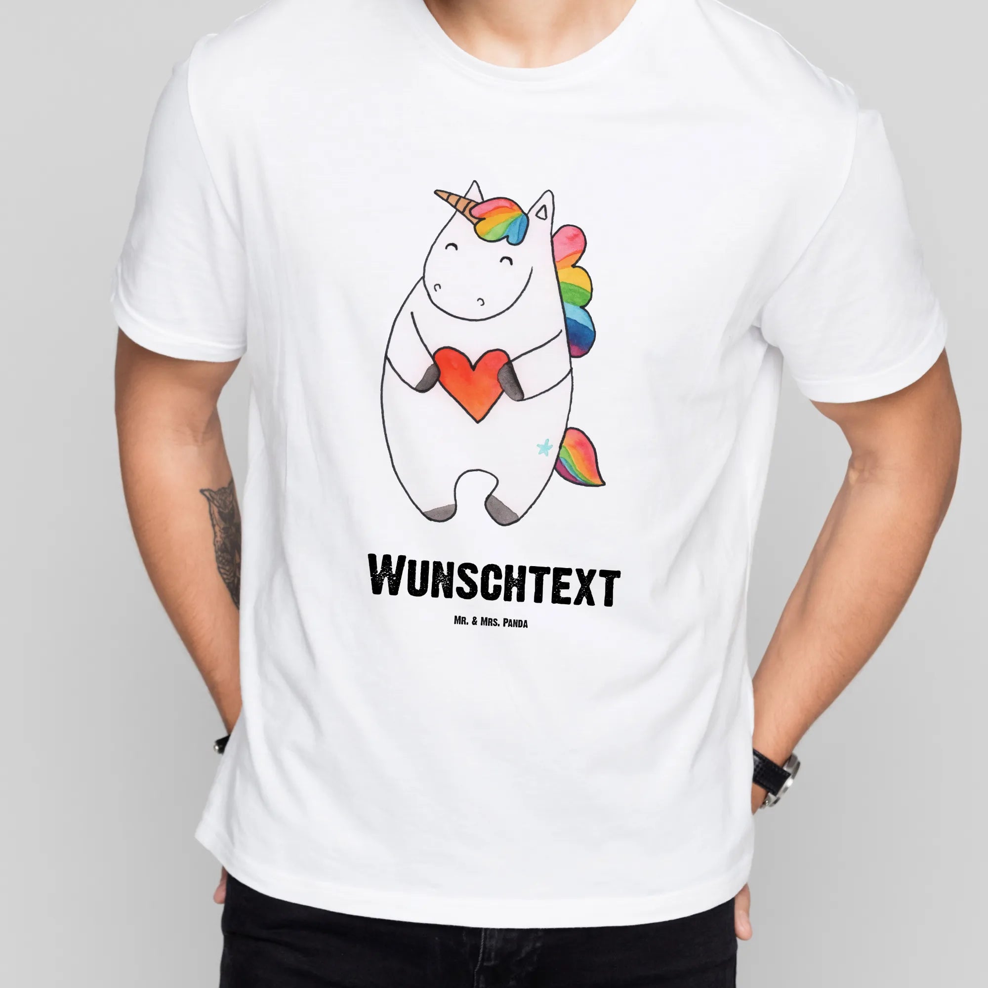Personalised T-Shirt unicorn Heart different, girlfriend gift, girlfriend present, heart, bad girl, evil