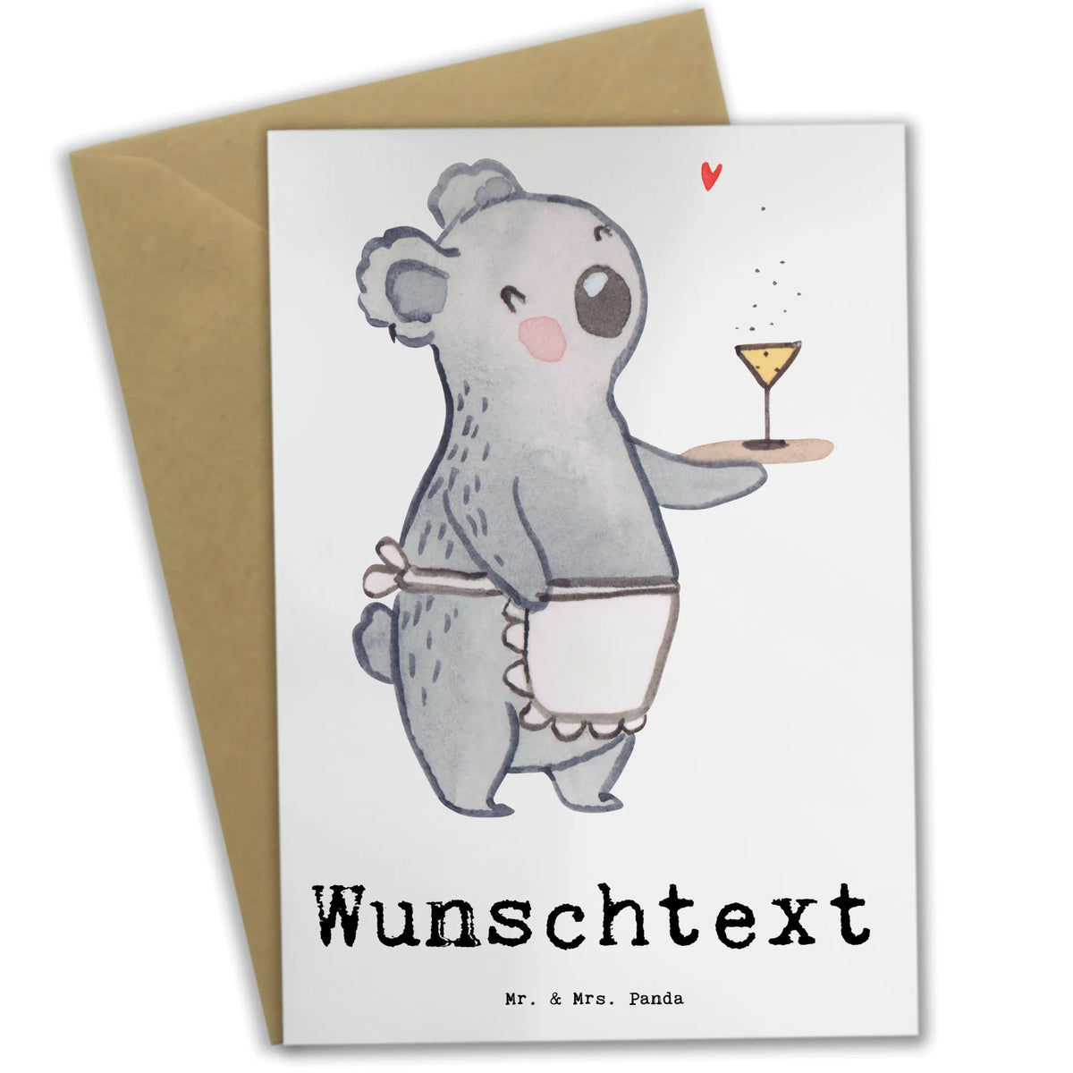 Personalisierte Grußkarte Kellnerin Herz grußkarte personalisiert, individuelle grußkarte, Personalisierte Karte, Grußkarte personalisierbar, Personalisierte Klappkarte, Grußkarten Personalisiert, Personalisierte Grußkarte, Geschenk, Schenken, Jubiläum, Danke, Dankeschön, Beruf, Ausbildung, Abschied, Rente, Kollege, Kollegin, Arbeitskollege, Mitarbeiter, Firma, Kellnerin, Servicekraft, Restaurant