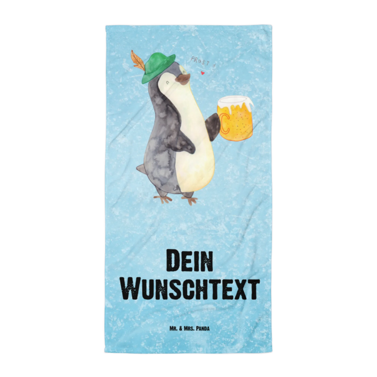 XXL ręcznik kąpielowy z imieniem pingwin piwo Pinguin