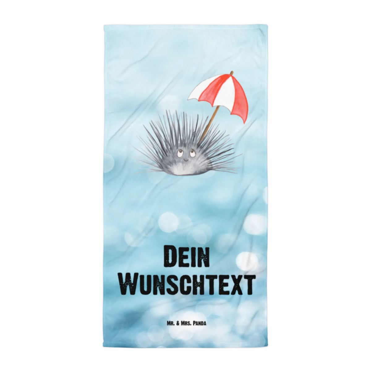 XXL ręcznik kąpielowy z imieniem Jeżowiec Zwierzeta morskie, Morze, Wakacje