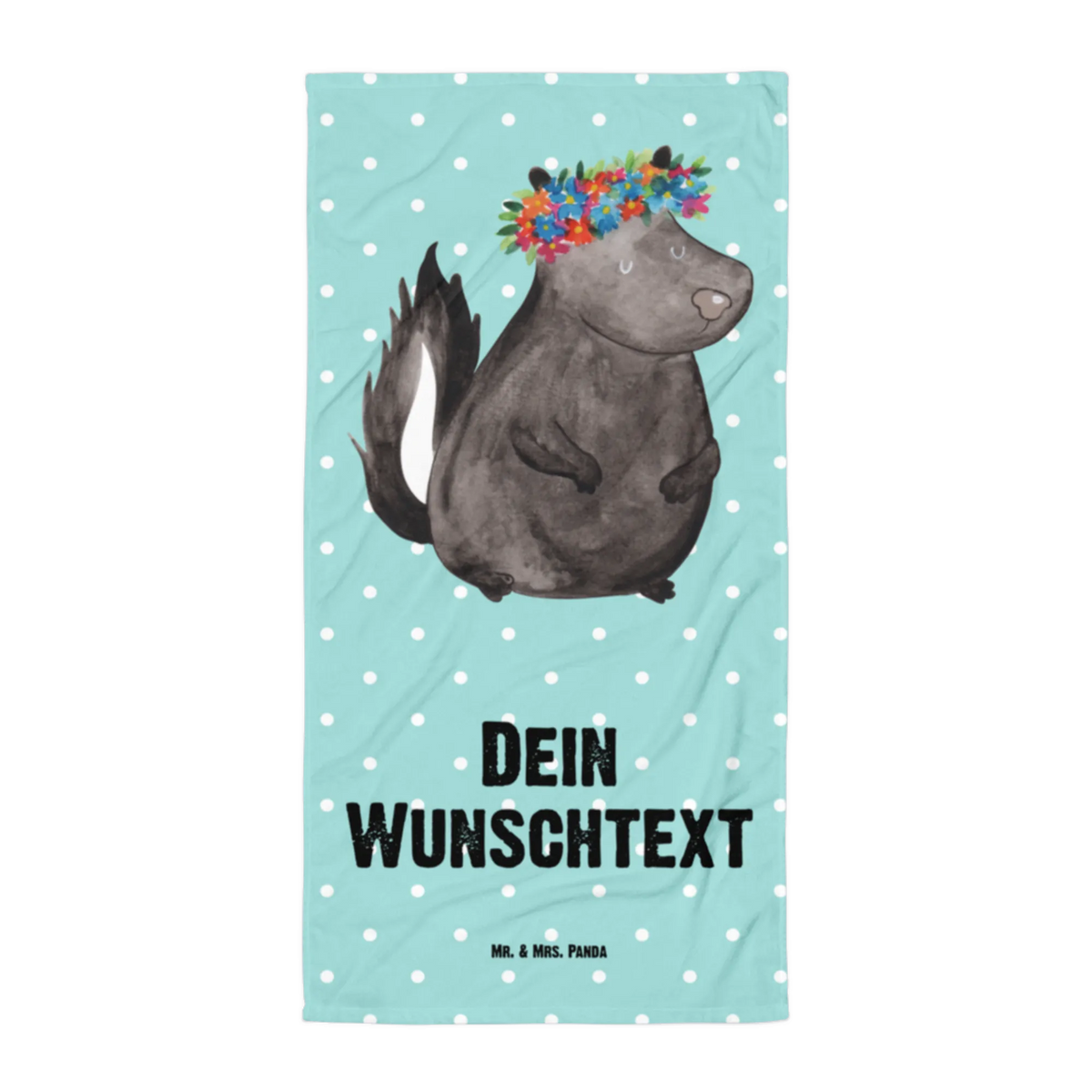 XXL ręcznik kąpielowy z imieniem skunks dziewczynka Stinktier, Skunk