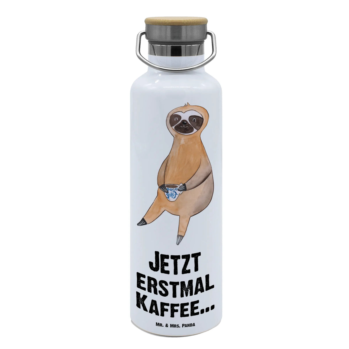 Trinkflasche Faultier Kaffee Trinkgefäß, Wasserflasche, Edelstahlflasche, metall trinkflasche, Thermo-Trinkflasche, thermos trinkflasche, feldflasche, Getränkeflasche, große thermosflasche, Vakuumflasche, thermobottle, Trinkbehälter, Thermosflasche, Trinkflasche Aus Edelstahl, wasser trinkflasche, Isolierte Trinkflasche, Warmhalteflasche, isolier trinkflasche, große trinkflasche, getränkebehälter, große wasserflasche, metallflasche, Trinkflasche, Faultier, Faultier Deko, Faultier Geschenk, Kaffeetasse, faul, Kaffeegetränk, Erster Kaffee, Faultiere, Coffee, Lieblingstier, Genießer, Kaffee, Frühaufsteher, Morgenmuffel