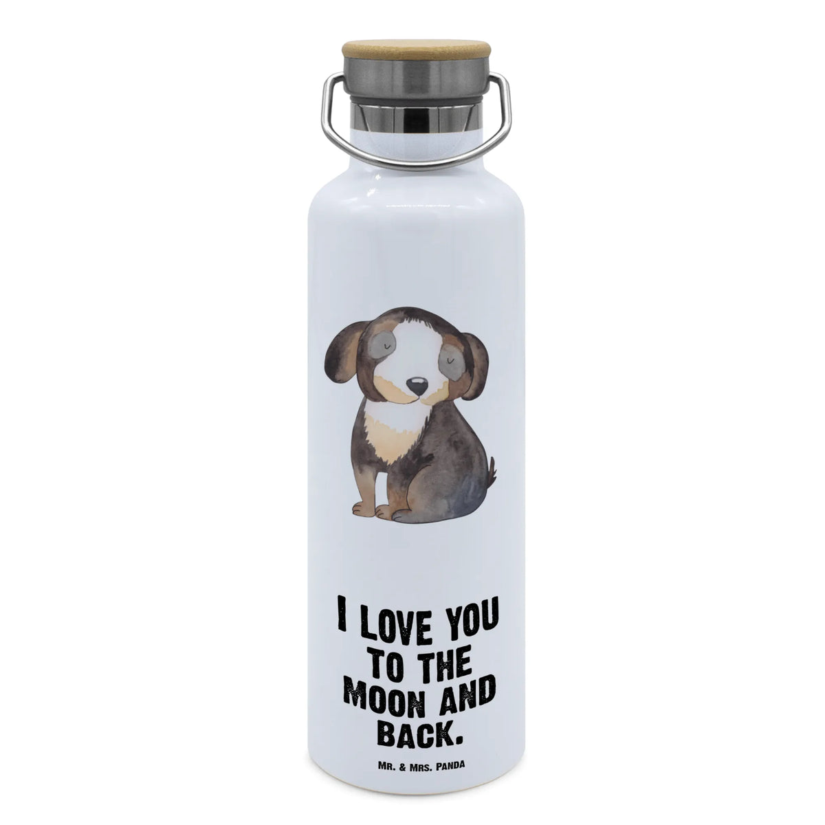 Trinkflasche Hund Entspannen Trinkflasche Aus Edelstahl, Vakuumflasche, metallflasche, Trinkflasche, Trinkgefäß, große wasserflasche, Edelstahlflasche, metall trinkflasche, Trinkbehälter, getränkebehälter, große trinkflasche, isolier trinkflasche, Isolierte Trinkflasche, Wasserflasche, Thermosflasche, Thermo-Trinkflasche, thermobottle, thermos trinkflasche, Getränkeflasche, wasser trinkflasche, Warmhalteflasche, große thermosflasche, feldflasche, Hund, Hunderasse, Hundebesitzer, Hundemotiv, Haustier, Tierliebhaber, Sprüche, Hundeliebe, Liebe, Schwarzer Hund, Hundeglück