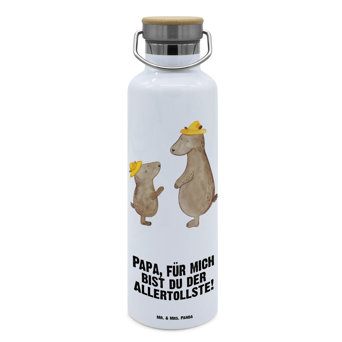 Trinkflasche Bären mit Hut