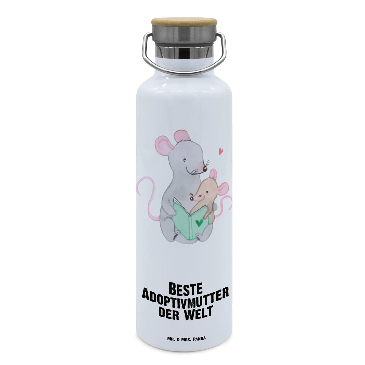 Trinkflasche Maus Beste Adoptivmutter der Welt feldflasche, isolier trinkflasche, Vakuumflasche, große thermosflasche, Edelstahlflasche, metall trinkflasche, Thermo-Trinkflasche, große wasserflasche, Getränkeflasche, wasser trinkflasche, große trinkflasche, Trinkgefäß, thermos trinkflasche, Thermosflasche, getränkebehälter, Trinkflasche, metallflasche, Warmhalteflasche, Wasserflasche, Trinkbehälter, Trinkflasche Aus Edelstahl, thermobottle, Isolierte Trinkflasche, Geschenkidee, Geschenk, Schenken, Mitbringsel, Geburtstag, Geburtstagsgeschenk, für, Danke, Dankeschön, Bedanken, Freude machen, Geschenktipp, Mami, Mutti, Mama, Sohn, Adoptivmutter, Supermama, Beste, Beste Mama, Tochter, Mutter, Muttertag, Adoptiert, Adoptivmama, Ma