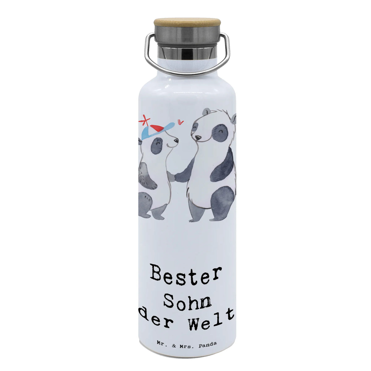 Trinkflasche Panda Bester Sohn der Welt Isolierte Trinkflasche, Thermo-Trinkflasche, getränkebehälter, wasser trinkflasche, große trinkflasche, große thermosflasche, Trinkflasche, Warmhalteflasche, Thermosflasche, Trinkgefäß, Edelstahlflasche, Vakuumflasche, Trinkflasche Aus Edelstahl, metall trinkflasche, thermobottle, isolier trinkflasche, Getränkeflasche, große wasserflasche, Wasserflasche, metallflasche, Trinkbehälter, feldflasche, thermos trinkflasche, Geschenkidee, Geschenk, Schenken, Mitbringsel, Geburtstag, Geburtstagsgeschenk, für, Danke, Dankeschön, Bedanken, Freude machen, Geschenktipp, Bub, Nachkomme, Bube, Familie, Sohn, Kind, Belohnung, Vater, Söhnchen, Nachwuchs, Sohnemann