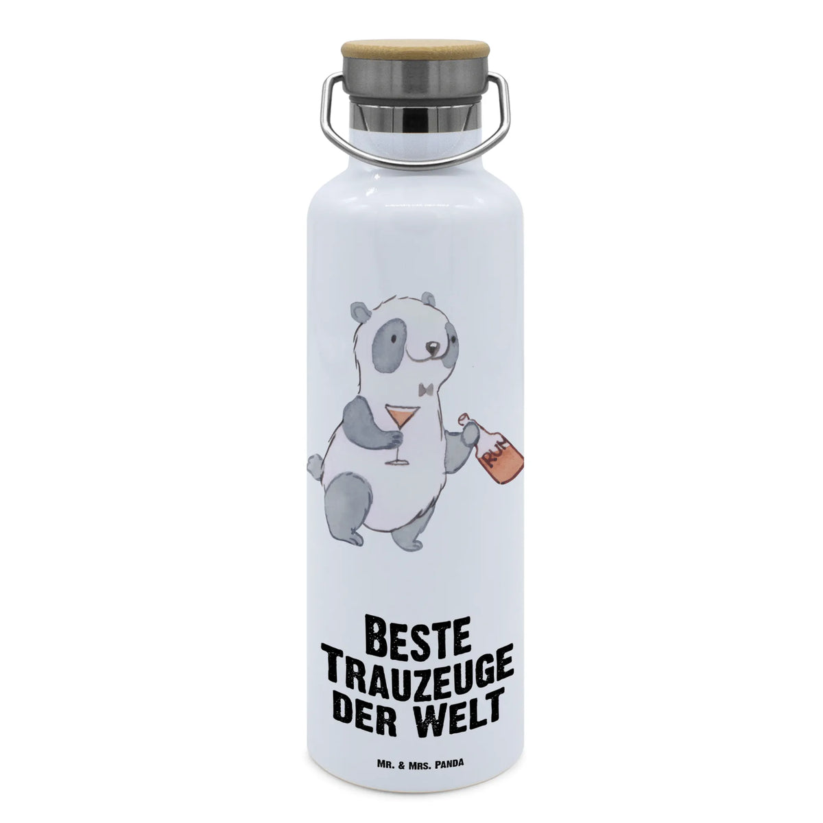 Drinks bottle panda Best Best Man in the World
