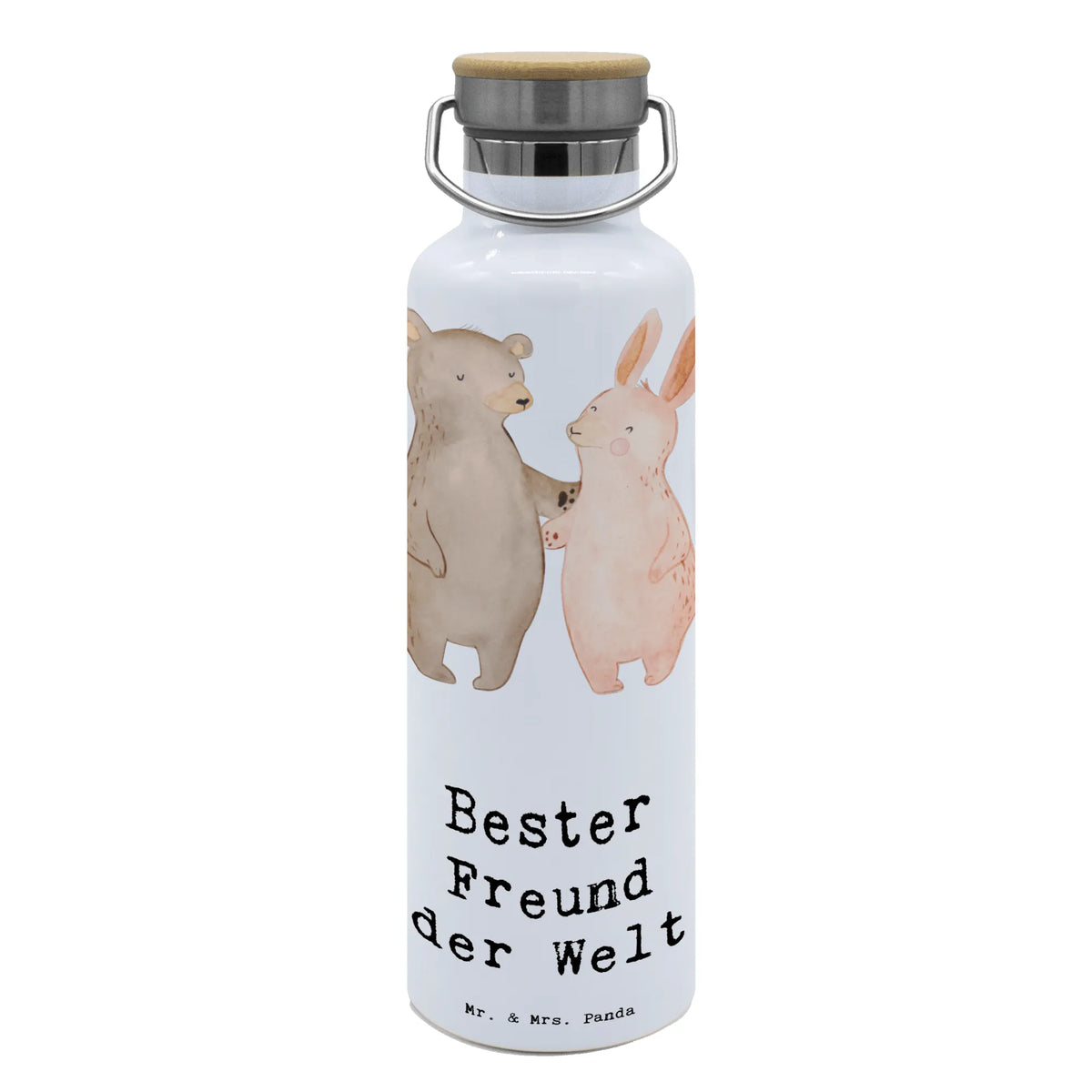 Trinkflasche Hase Bester Freund der Welt Trinkgefäß, Getränkeflasche, Edelstahlflasche, Trinkbehälter, thermos trinkflasche, große thermosflasche, isolier trinkflasche, Trinkflasche, Isolierte Trinkflasche, wasser trinkflasche, große trinkflasche, Thermo-Trinkflasche, große wasserflasche, Vakuumflasche, getränkebehälter, Wasserflasche, Warmhalteflasche, Trinkflasche Aus Edelstahl, thermobottle, metallflasche, metall trinkflasche, Thermosflasche, feldflasche, Geschenkidee, Geschenk, Schenken, Mitbringsel, Geburtstag, Geburtstagsgeschenk, für, Danke, Dankeschön, Bedanken, Freude machen, Geschenktipp, Mann, Freund, Liebe, Love, Bro, Ehemann, Partner, Lebensgefährte, Herz, Lieblingsmensch, Kumpel
