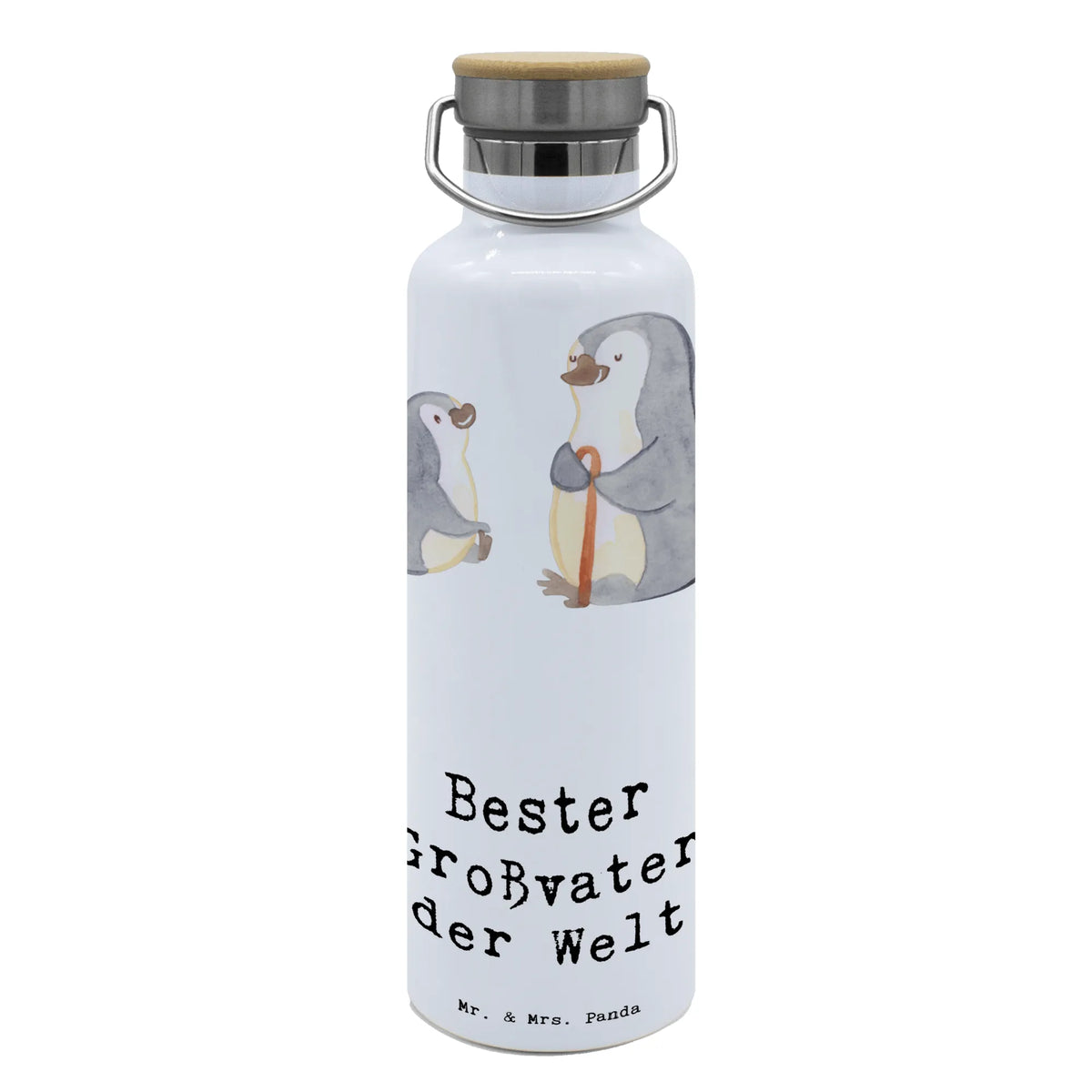 Trinkflasche Pinguin Bester Großvater der Welt wasser trinkflasche, feldflasche, isolier trinkflasche, Edelstahlflasche, Wasserflasche, getränkebehälter, thermos trinkflasche, Isolierte Trinkflasche, Thermosflasche, große thermosflasche, große trinkflasche, Thermo-Trinkflasche, Trinkgefäß, große wasserflasche, metall trinkflasche, thermobottle, Warmhalteflasche, metallflasche, Trinkbehälter, Trinkflasche Aus Edelstahl, Getränkeflasche, Vakuumflasche, Trinkflasche, Geschenkidee, Geschenk, Schenken, Mitbringsel, Geburtstag, Geburtstagsgeschenk, für, Danke, Dankeschön, Bedanken, Freude machen, Geschenktipp, Enkelin, Großeltern, Enkel, Opa, Bester, Kleinigkeit, Opi. Großpapa, Grossvater, Oppa, Oppi, Großvater, Enkelkind