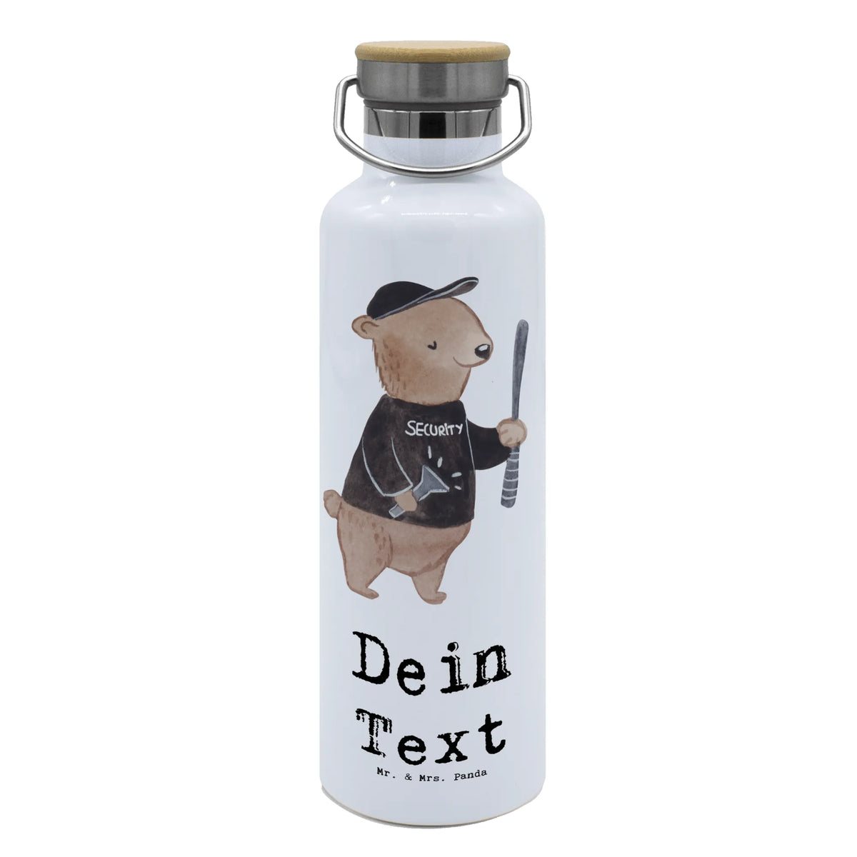 Personalised drinks bottle Bodyguard heart gift, gift idea, best, farewell gift, passing exam, anniversary, retirement, promotion, job start, sayings, funny, profession