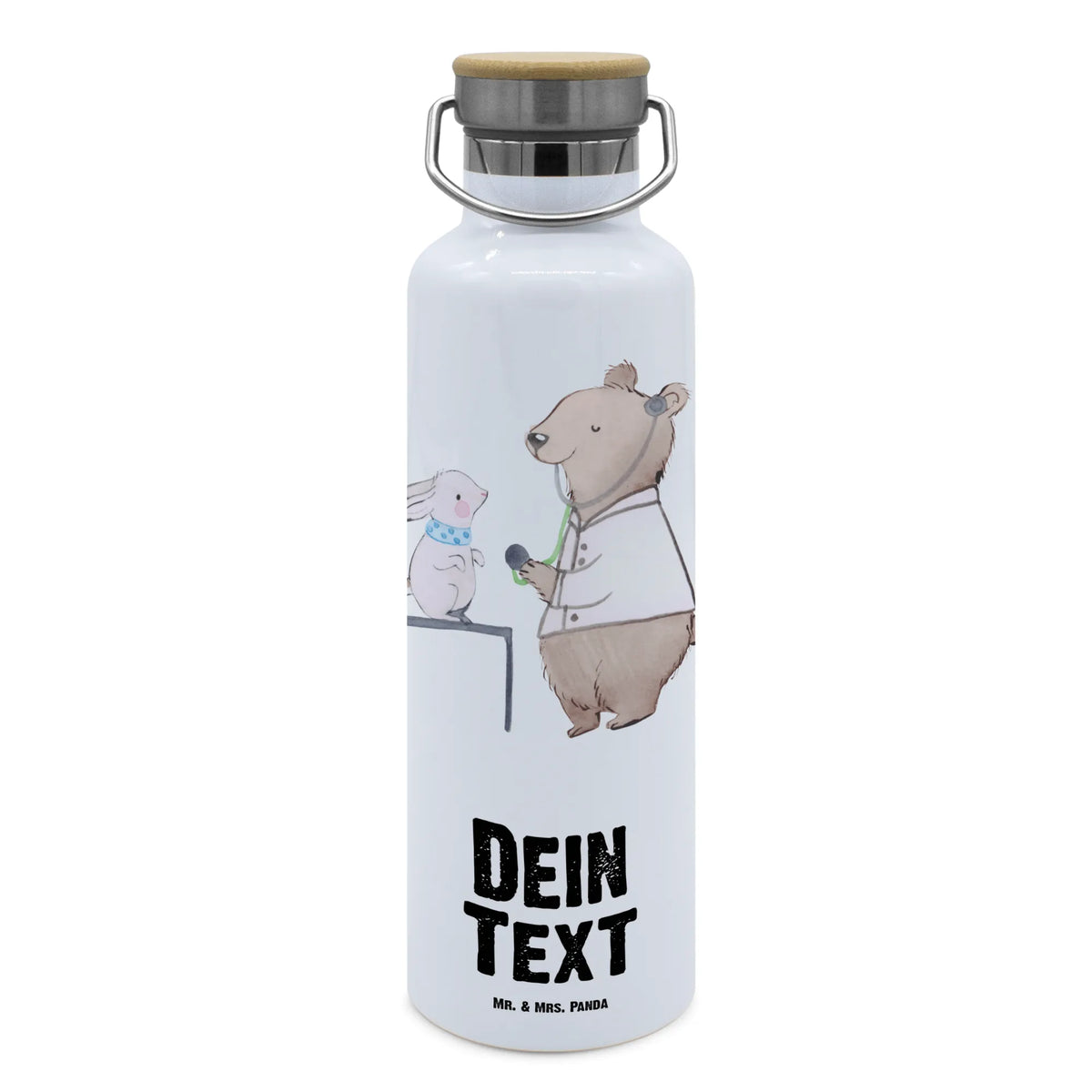 Personalised drinks bottle veterinarian Heart gift, sayings, gift idea, best, farewell gift, passing exam, anniversary, retirement, promotion, job start, profession