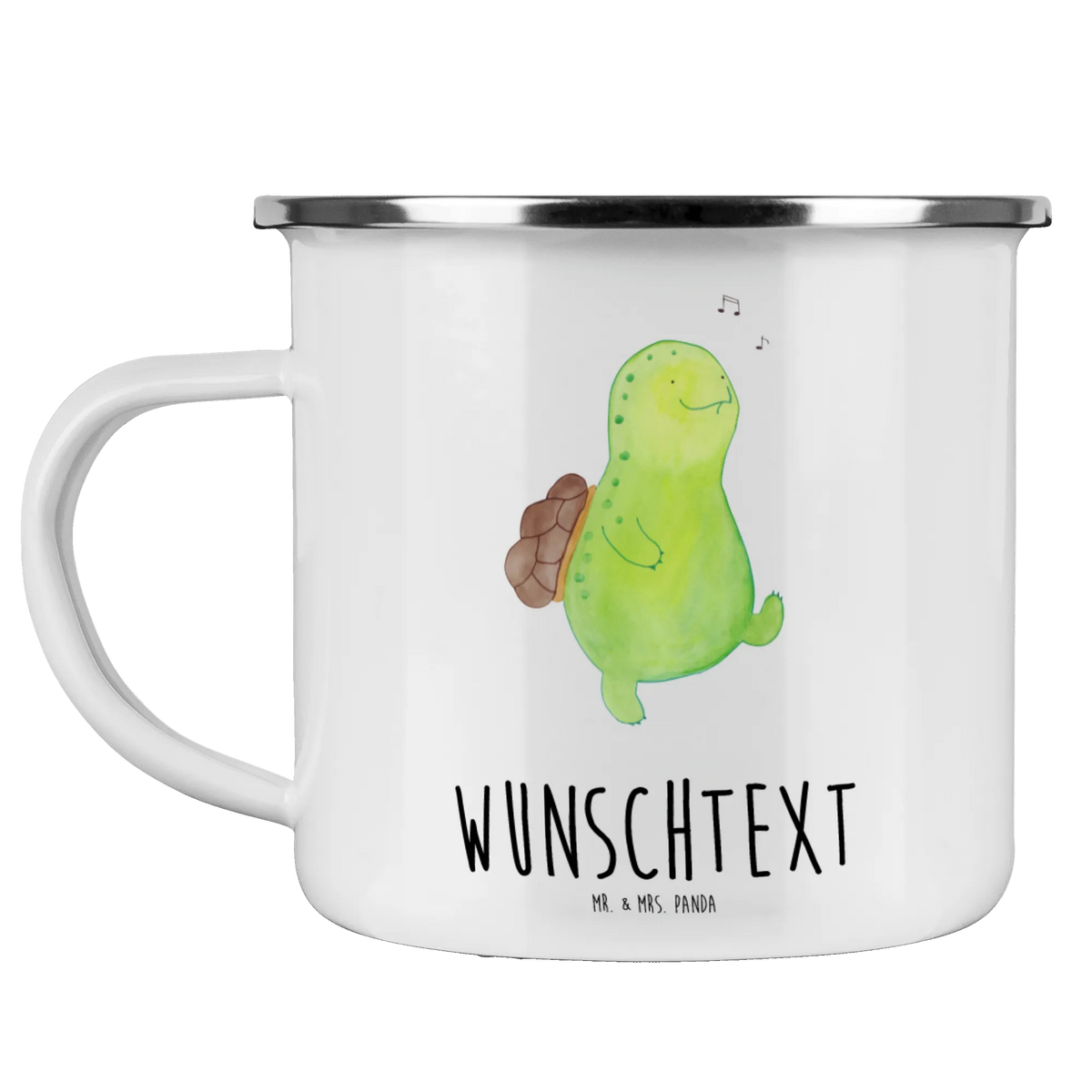 Personalised enamel cup tortoise Pipes gift, gift ideas, cute, illustrated, tortoise, reptile, ancient creature, sweet, birthday gift, turtle gift items, funny turtle gifts, pet turtles, best friend, sister or daughter, turtle lover, joy of life, turtles, new beginning, separation