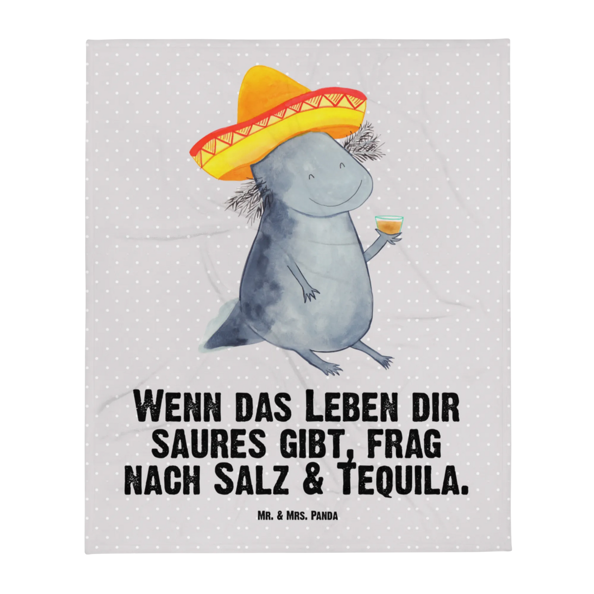Babydecke Axolotl Tequila