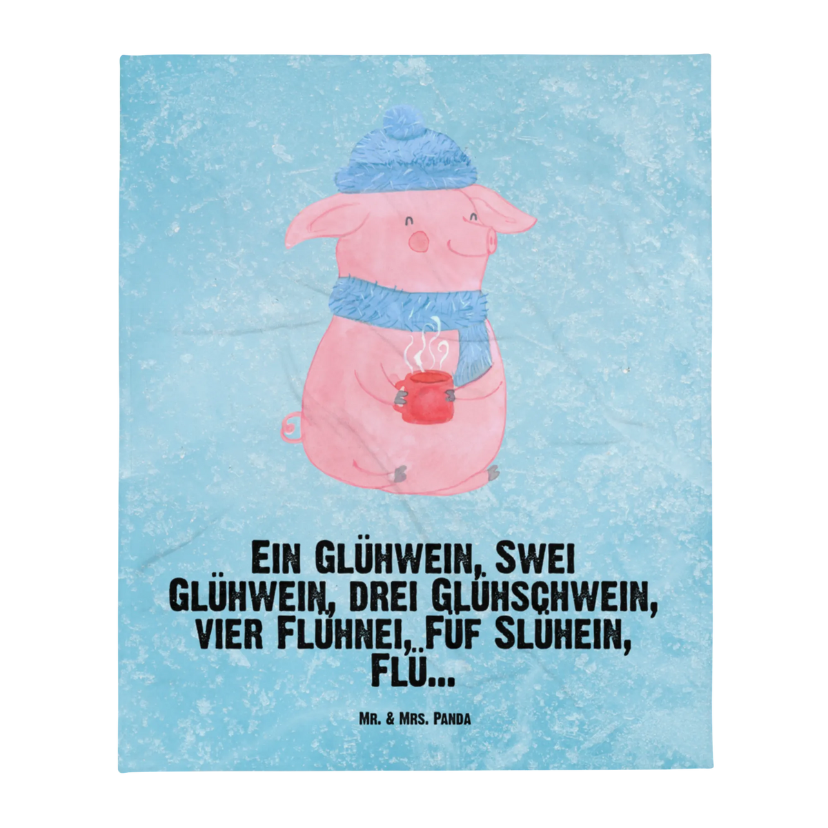 Babydecke Schweinchen Glühwein