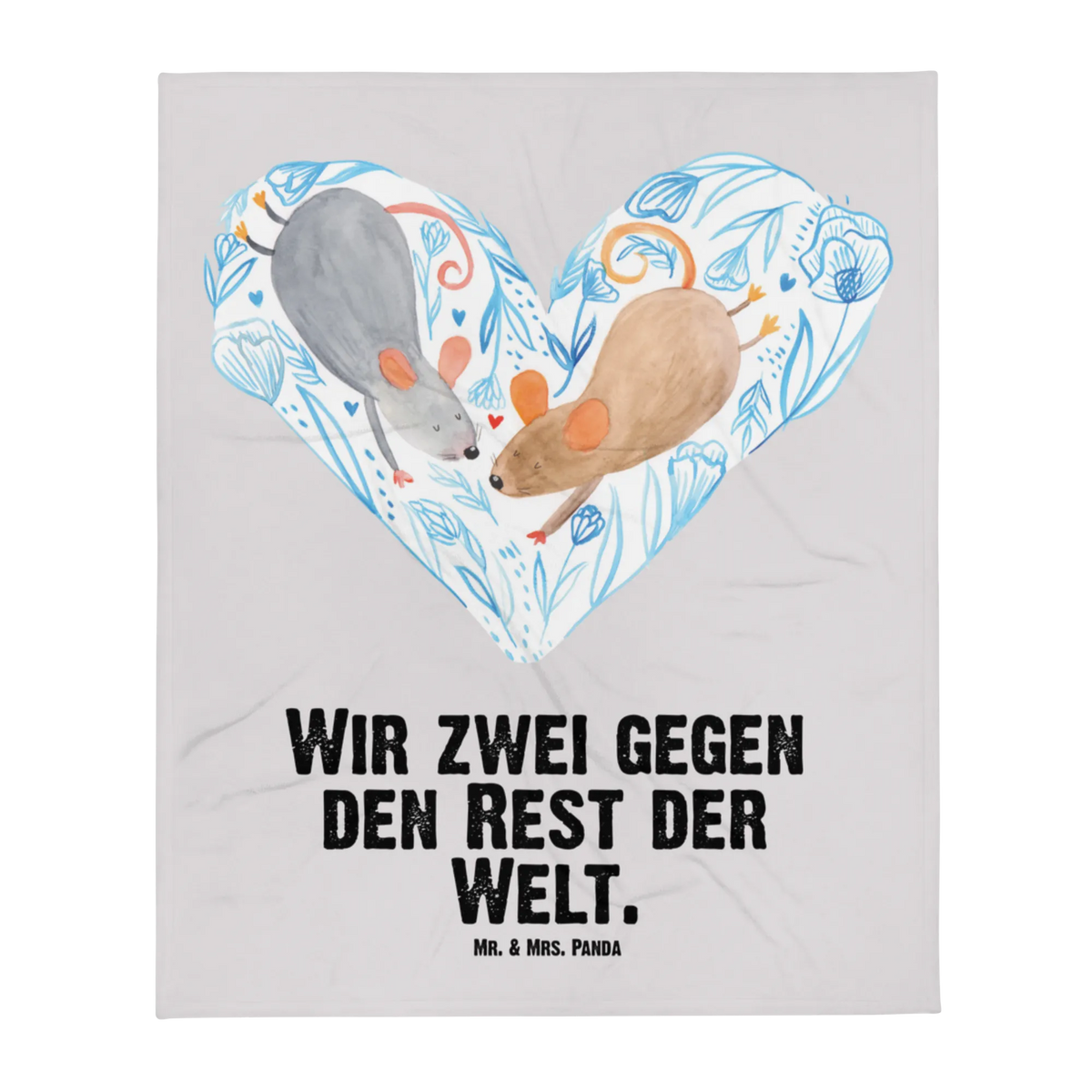 Babydecke Mäuse Herz