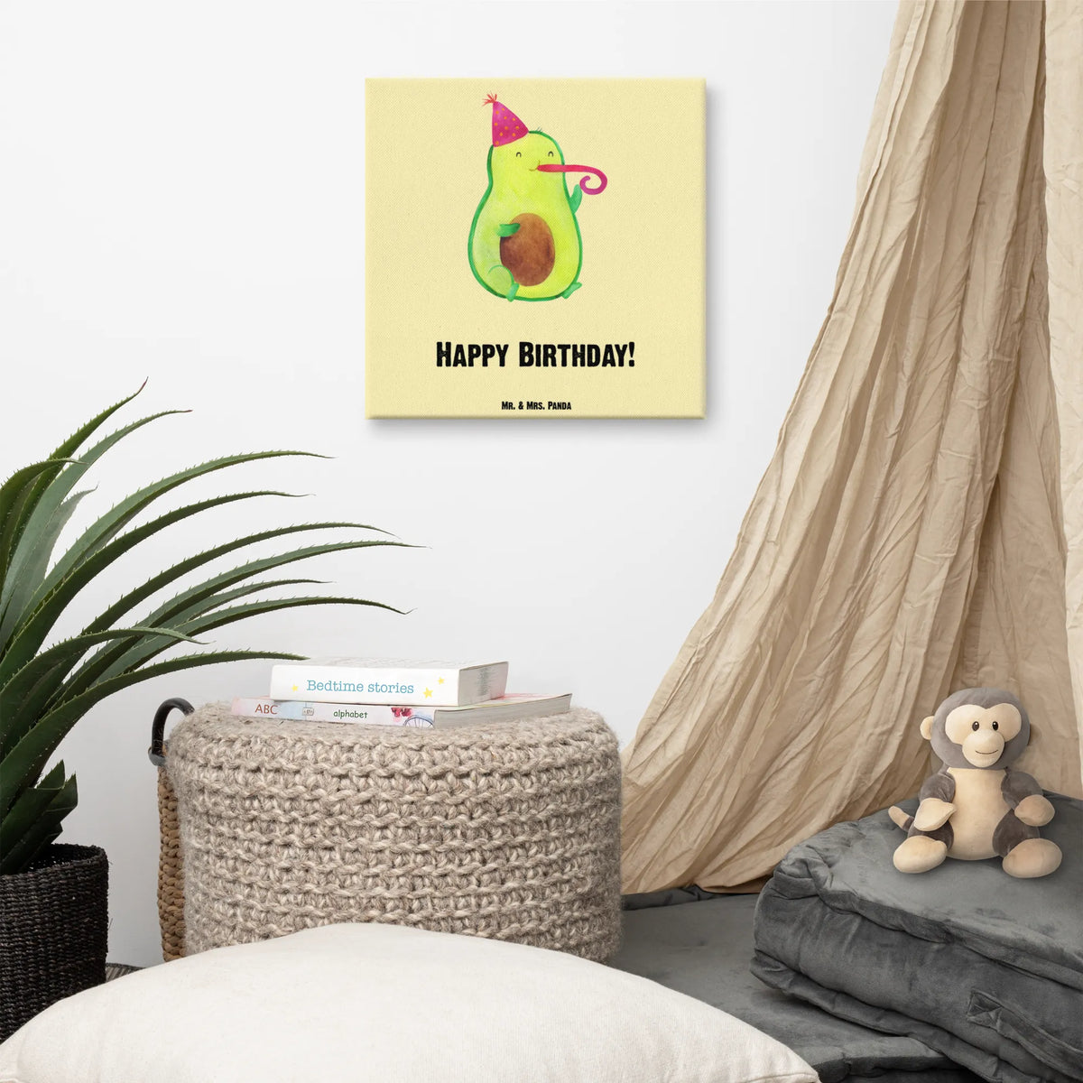 Canvas picture avocado Birthday vegetables