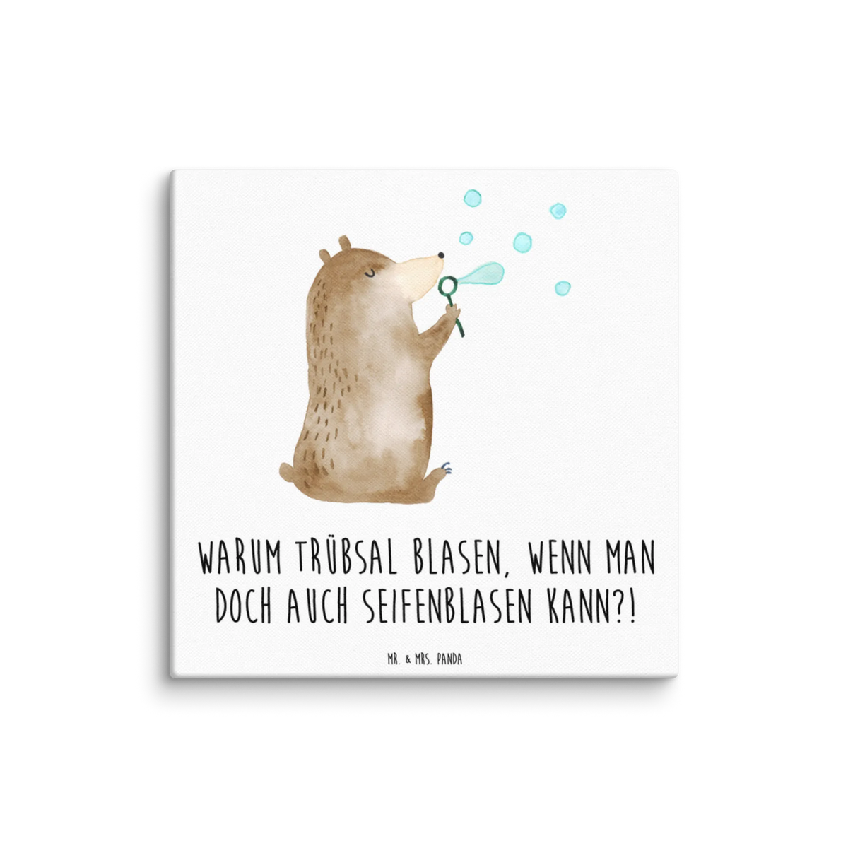Leinwand Bild Bär Seifenblasen Leinwand, Kunstdruck, Teddy, Bär, Teddybär, Seifenblasen Bär Lustig Sein Glücklich Traurig Happy