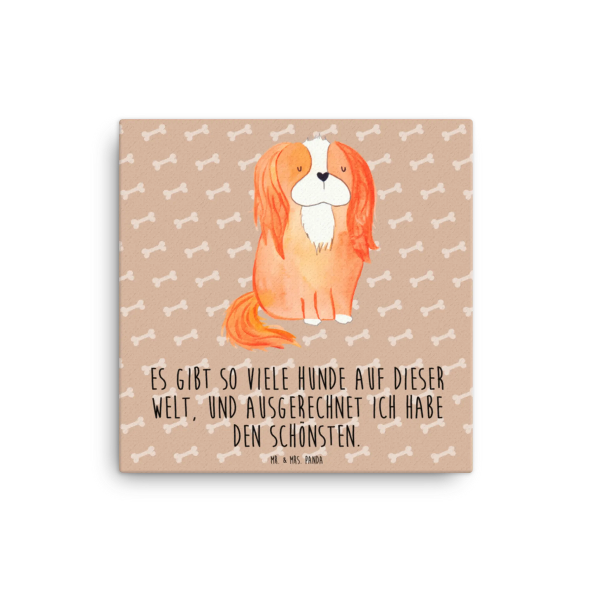 Leinwand Bild Hund Cavalier King Charles Spaniel Leinwand, Kunstdruck, Hunderasse, Hundebesitzer, Hund, Haustier, Sprüche, Tierliebhaber, Hundemotiv, Spruch, Cavalier King Charles Spaniel, Spaniel, Schönster Hund, Cockerspaniel