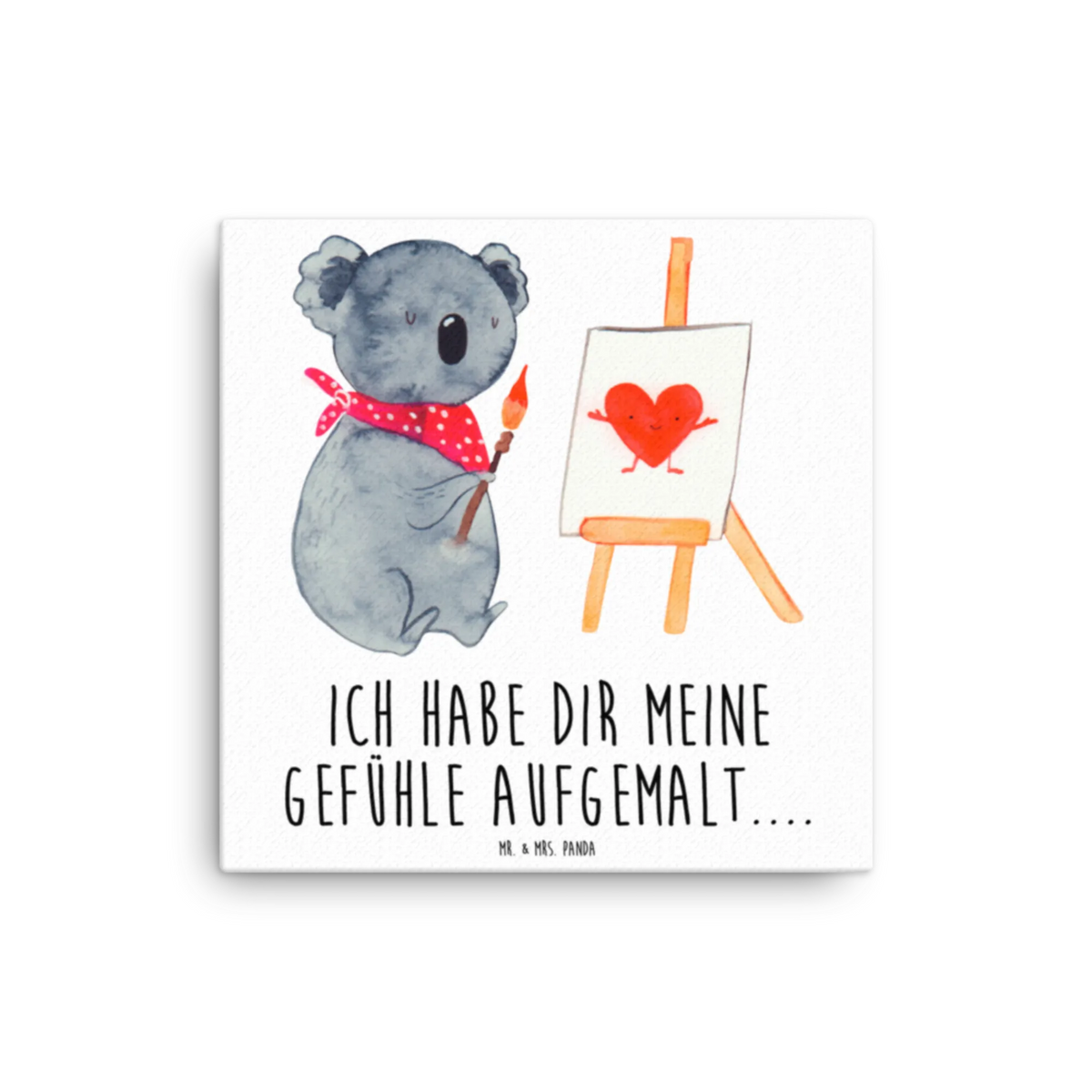 Leinwand Bild Koala Künstler Kunstdruck, Leinwand, Koala, Koalabär, Gefühle, Zeichnen, Liebensbeweis, Liebe, Künstler, Liebesgeschenk