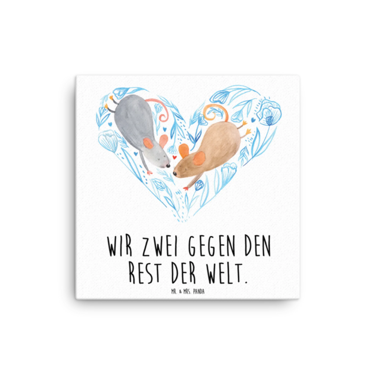 Leinwand Bild Mäuse Herz Leinwand, Kunstdruck, Partner, Liebe, Verlobung, Ehemann, Ehefrau, Freundin, Jahrestag, Heiraten, Heiratsantrag, Freund, Hocheitstag, Liebesgeschenk, Liebesbotschaft, Mäuse, Liebesbeweis, Lieblingsmensch, Love, Hochzeit, Gemeinsamkeit, Maus, Geschenk für Zwei