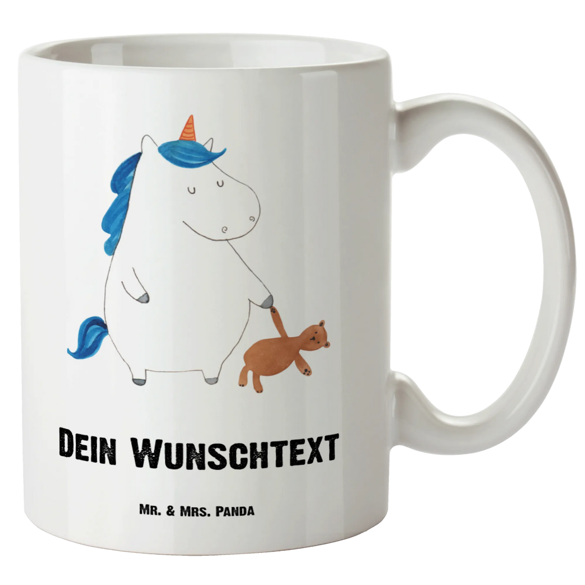 Personalizowany XL kubek Jednorożec Miś Jednorożec, jednorożce, dekoracje jednorożca, jednorożec