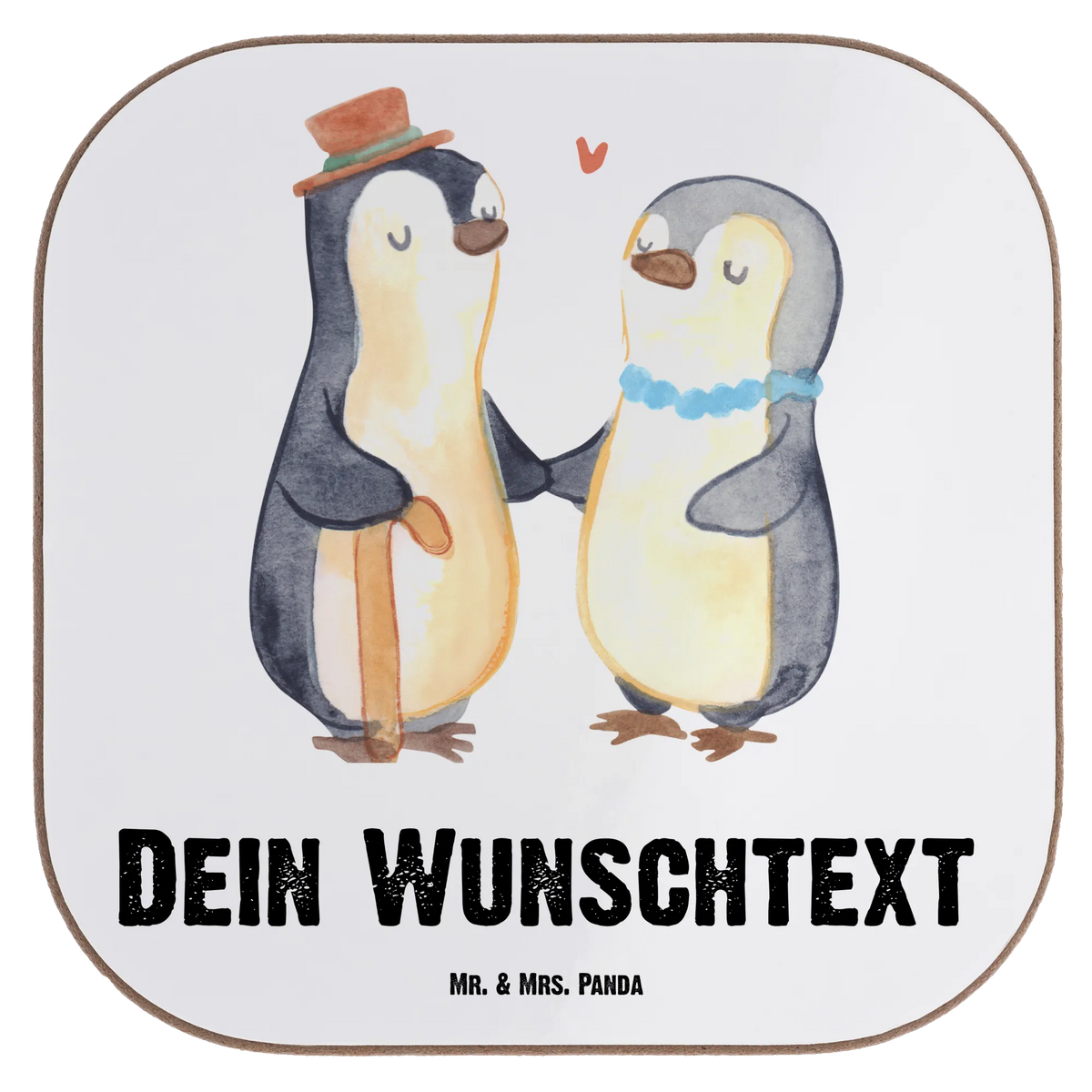 Personalised coaster penguin Best grandparents in the world for, thank you, gift, giving, birthday, birthday present, gift idea, souvenir, make you happy, gift tip, grandmother, grandfather, best, grandson, granddaughter, grandpa. Grandpa, grandpa, oppi, grandchild, oppa, little thing, Grandparents, grandma, grandparents