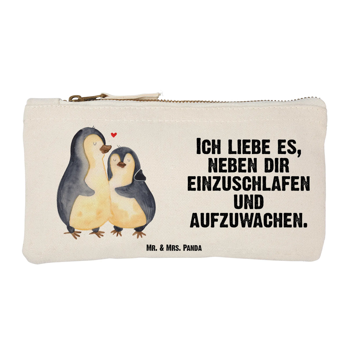 Schminktasche Pinguine Einschlafen Pouch, Schminktäschchen, Mäppchen, Kulturbeutel, Etui, Waschtasche, Schminktasche, Beauty Bag, toiletry bag, Stofftasche, Schlampermäppchen, Baumwolltasche, Federmappe, Stoffbeutel, Stiftemäppchen, Schulmäppchen, Schminkbeutel, Kulturtasche, pencil case, Pinseltasche, Kosmetiktasche, Waschbeutel, aufbewahrungstasche, aufbewahrungsbeutel, Make-Up Tasche, Täschchen, beauty tasche, Kosmetikbeutel, Stifteetui, kosmetiktäschchen, Federtasche, beauty case, Schlamper, Baumwollbeutel, utensilientasche, Freund, Liebe, Liebesgeschenk, Jahrestag, Verlobung, Partner, Ehemann, Ehefrau, Heiraten, Heiratsantrag, Hocheitstag, Freundin, Hochzeitstag, Valentinstag, Geschenk für Freundin, Mitbringsel, für Ehemann, Geschenk für Partner, für Männer, Liebesbeweis, Geschenk für Frauen