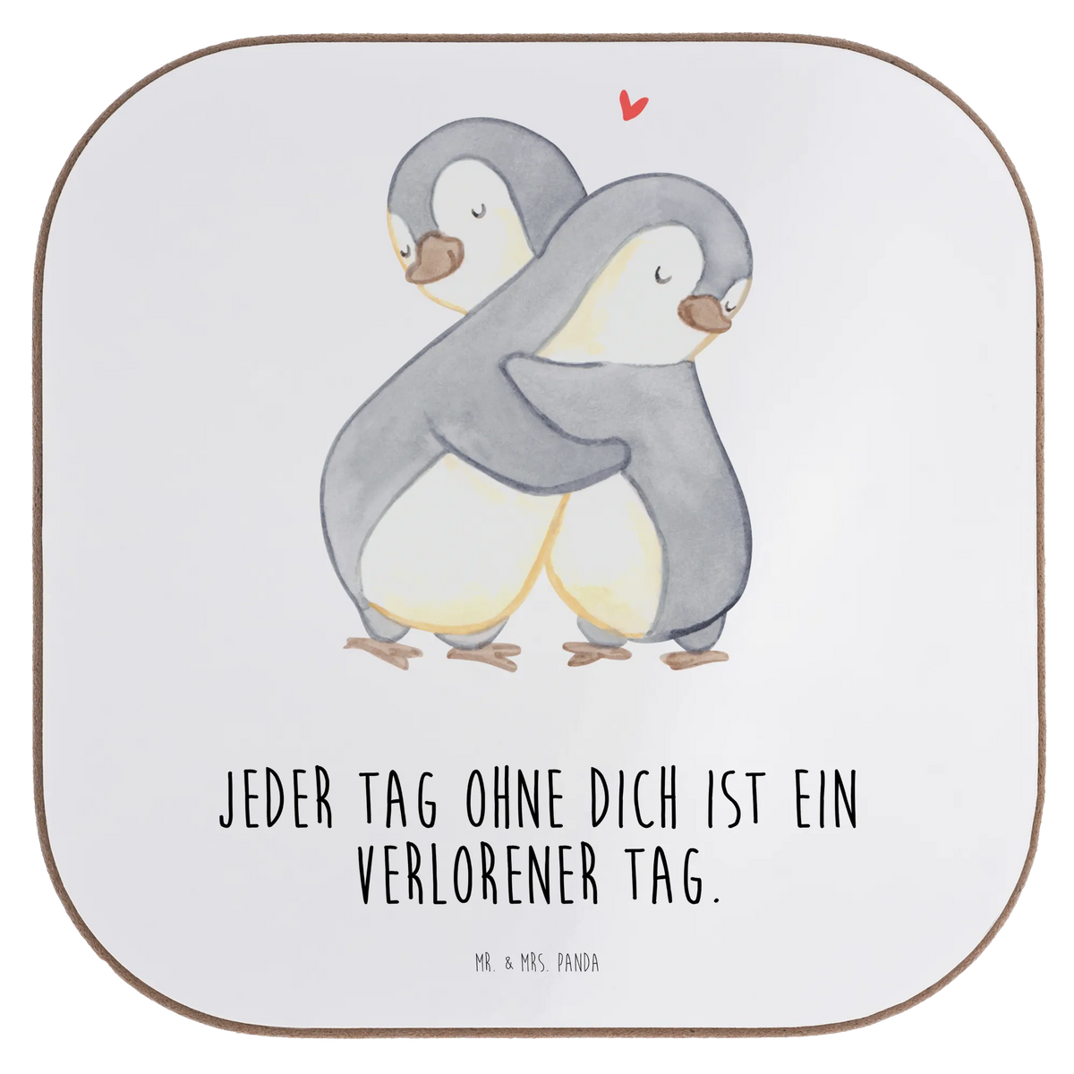 Untersetzer Pinguine Kuscheln