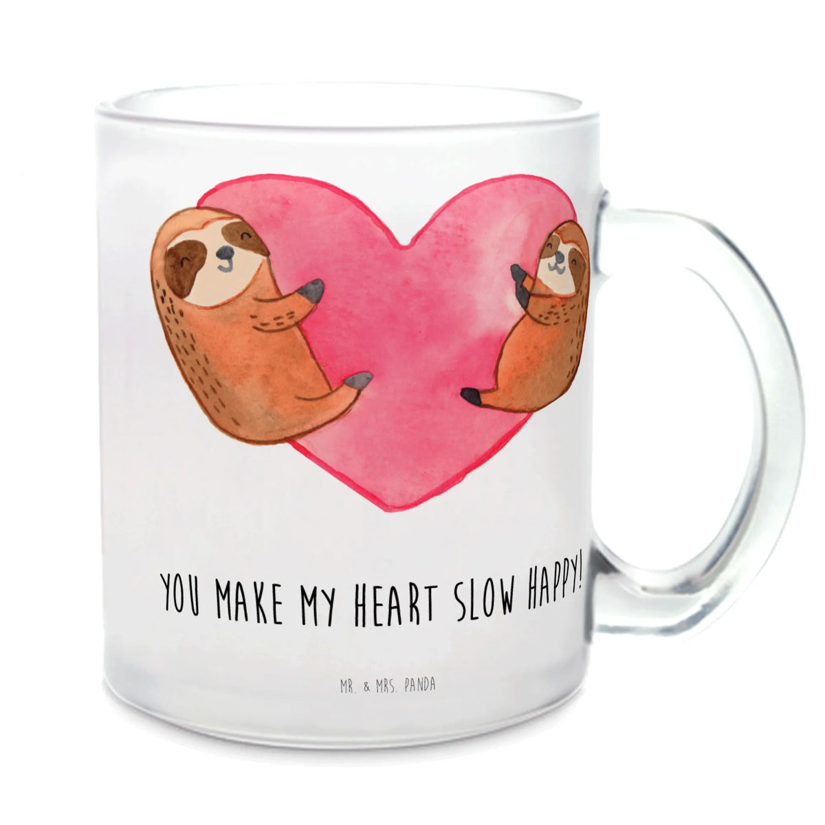 Teetasse Faultiere Herz Teetasse Glas, glastasse, getränkeglas, Motivtasse, getränkebecher, Glasbecher, Trinkglas, Teeglas, Pott, Teetasse, Teetasse aus Glas, Glas Teebecher, Tee Tasse, Henkelbecher, Haferl, Kakaotasse, Häferl, Henkeltasse, Freundin, Freund, Liebe, Liebesgeschenk, Jahrestag, Verlobung, Partner, Ehemann, Ehefrau, Heiraten, Heiratsantrag, Hocheitstag, für Männer, Liebesbeweis, Mitbringsel, Geschenk für Freundin, Geschenk für Frauen, für Ehemann, Geschenk für Partner, Valentinstag, Hochzeitstag