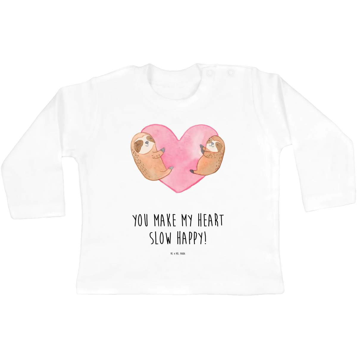Baby Longsleeve Faultiere Herz Kleidung, Baby Shower, Langarm, Bio, Freundin, Freund, Liebe, Liebesgeschenk, Jahrestag, Verlobung, Partner, Ehemann, Ehefrau, Heiraten, Heiratsantrag, Hocheitstag, Mitbringsel, Liebesbeweis, Hochzeitstag, Valentinstag, für Ehemann, für Männer, Geschenk für Partner, Geschenk für Freundin, Geschenk für Frauen