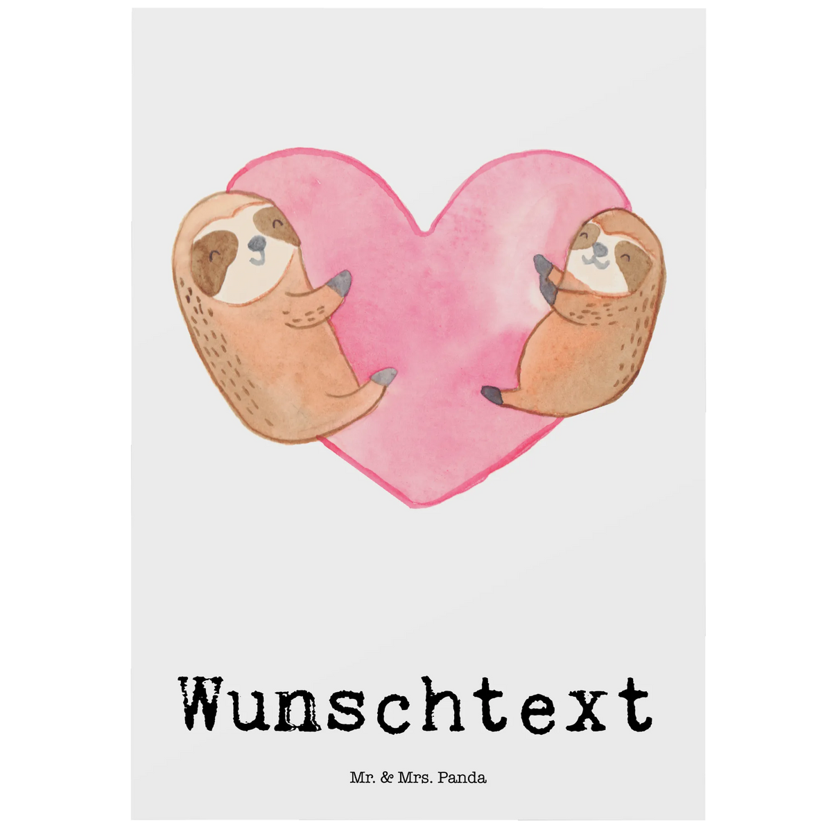 Personalisierte Postkarte Faultiere Herz Personalisierbare Grußkarte, individuelle postkarte, personalisierte postkarten, Postkarte Personalisierbar, Karte mit Wunschtext, Personalisierte Mr. & Mrs. Panda Postkarte, Postkarte mit Namen, Personalisierte Postkarte, Postkarte mit Wunschtext, Grußkarte mit Namen, Personalisierte Postkarte mit Wunschtext, Individualisierbare Postkarte, Personalisierte Grußkarte, Karte mit Namen, Ansichtskarte mit Namen, Personalisierte Karte, Personalisierte Postkarte mit Namen, individuelle grußkarte, Grußkarte mit eigenem Text, Postkarte personalisiert, Ansichtskarte mit Wunschtext, Grußkarte mit Wunschtext, Postkarte mit eigenem Text, personalisierbare postkarte, Personalisierte Grußkarten, grußkarte personalisiert, Postkarten mit Namen, Freundin, Freund, Liebe, Liebesgeschenk, Jahrestag, Verlobung, Partner, Ehemann, Ehefrau, Heiraten, Heiratsantrag, Hocheitstag, Valentinstag, Geschenk für Partner, Hochzeitstag, Geschenk für Freundin, Geschenk für Frauen, Liebesbeweis, Mitbringsel, für Ehemann, für Männer