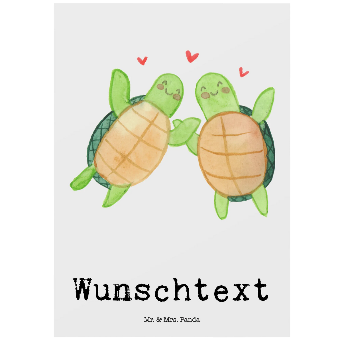 Personalised postcard turtles Pair Love, Loving, Two, Together, Marriage, Engagement, Proposal of marriage, Love gift, gift for her, gift for him, anniversary gift, Valentine's Day Gift for Women Love Gift Anniversary Wedding Anniversary Party Favor Gift for Girlfriend Gift for Partner Boyfriend Gift Token of Love for Men for Husband