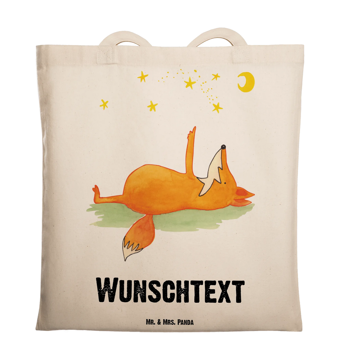 Personalised tote bag Fox Stars