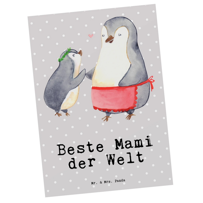 Postkarte Pinguin Beste Mami der Welt