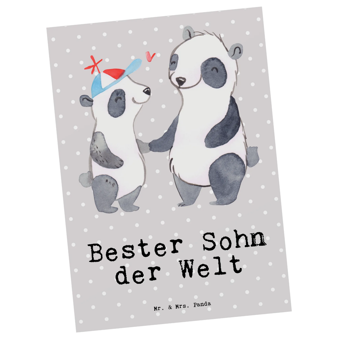 Postkarte Panda Bester Sohn der Welt kunstkarte, Ansichtskarten, Motivkarte, Postkarte, Fotokarte, Ansichtskarte, spruchkarte, bildkarte, Kunstkarten, einzelkarte, Grußkarte, Postkarten, Designkarte, Geschenkidee, Geschenk, Schenken, Mitbringsel, Geburtstag, Geburtstagsgeschenk, für, Danke, Dankeschön, Bedanken, Freude machen, Geschenktipp, Vater, Nachwuchs, Nachkomme, Familie, Bub, Sohnemann, Kind, Söhnchen, Sohn, Belohnung, Bube