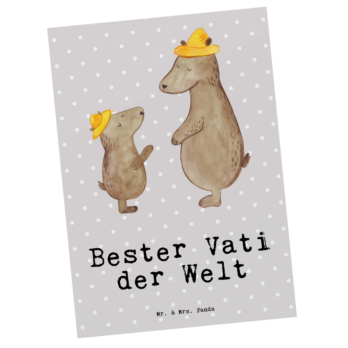 Postkarte Bär Bester Vati der Welt Motivkarte, kunstkarte, Postkarten, Designkarte, Kunstkarten, spruchkarte, einzelkarte, Grußkarte, Ansichtskarten, Ansichtskarte, bildkarte, Fotokarte, Postkarte, Geschenkidee, Geschenk, Schenken, Mitbringsel, Geburtstag, Geburtstagsgeschenk, für, Danke, Dankeschön, Bedanken, Freude machen, Geschenktipp, Papa, Vater, Mann, Bester, Paps, Kleinigkeit, Geschenk Vater, Eltern, Daddy, Dad, Familie, Papi, Vati