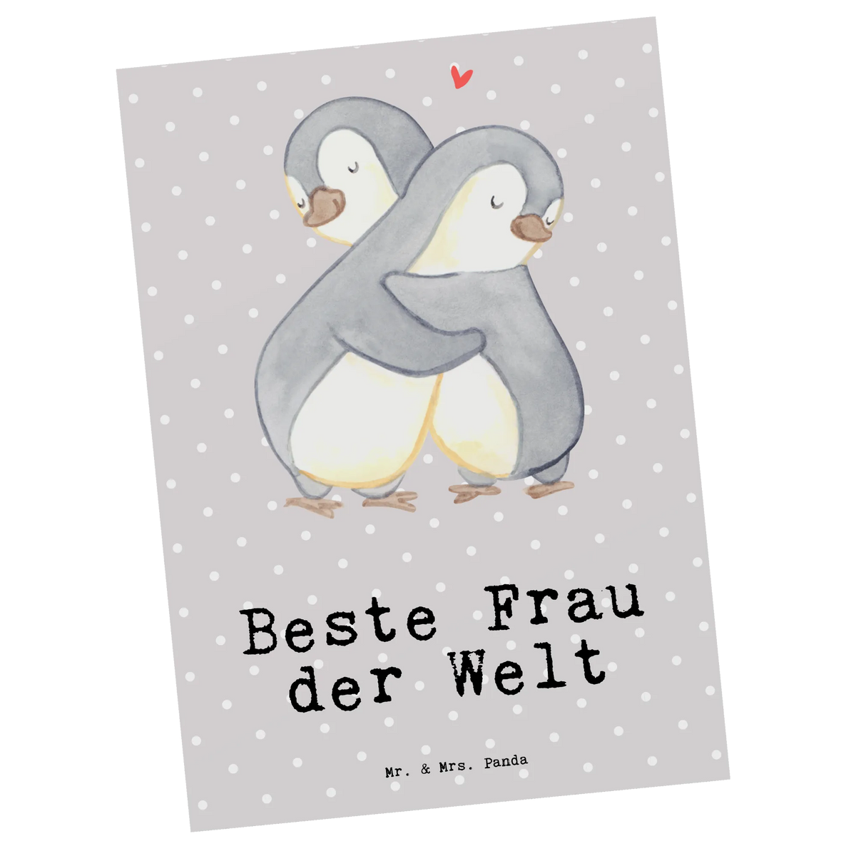 Postkarte Pinguin Beste Frau der Welt bildkarte, Grußkarte, Motivkarte, Ansichtskarten, einzelkarte, Kunstkarten, Designkarte, Postkarte, Postkarten, Fotokarte, Ansichtskarte, spruchkarte, kunstkarte, Geschenkidee, Geschenk, Schenken, Mitbringsel, Geburtstag, Geburtstagsgeschenk, für, Danke, Dankeschön, Bedanken, Freude machen, Geschenktipp, Lebensgefährtin, Kleinigkeit, Traumfrau, Braut, Frau, Ehe, Gattin, Partnerin, Ehefrau, Beste, Freundin, Ehepartner, Liebling