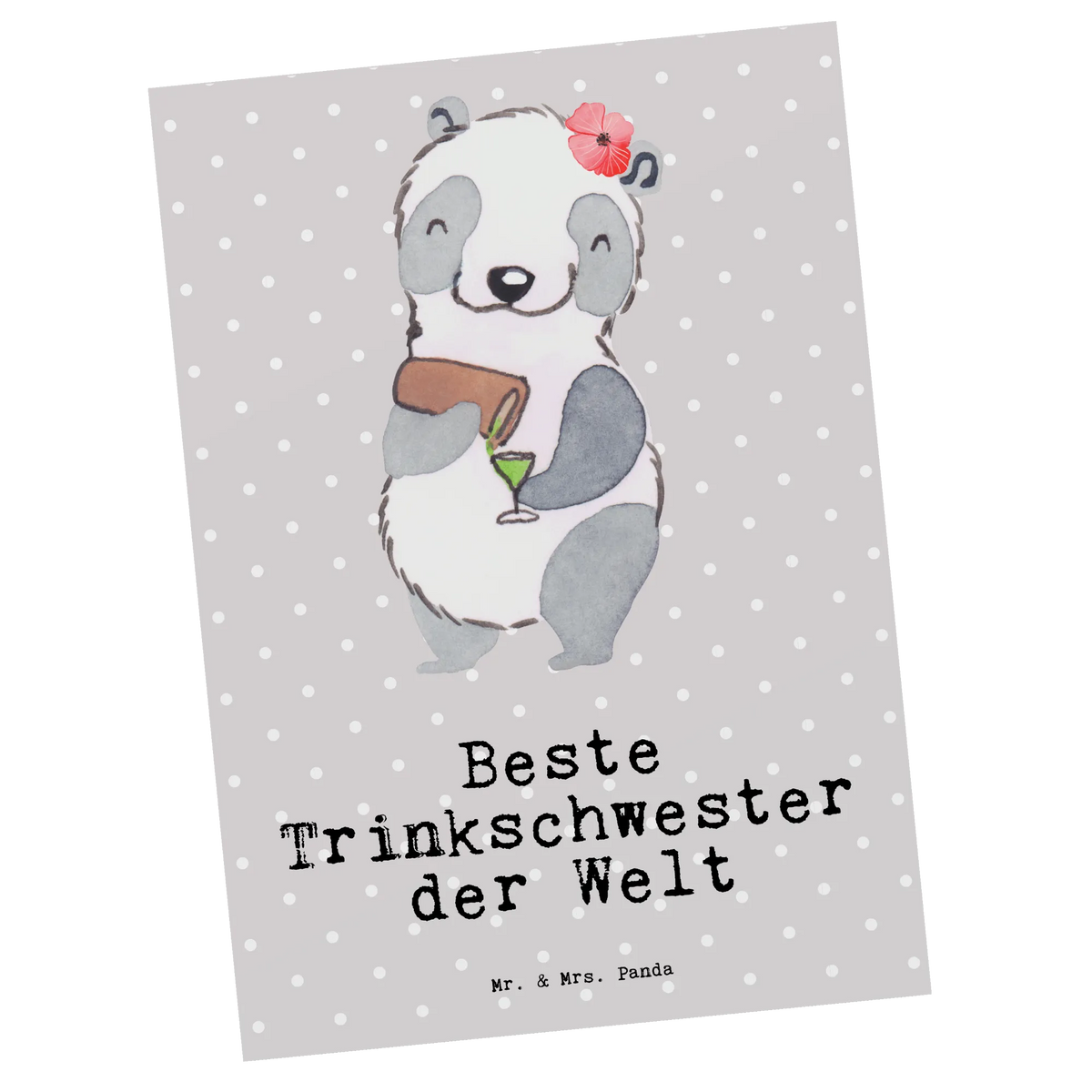 Postkarte Panda Beste Trinkschwester der Welt Fotokarte, spruchkarte, Ansichtskarten, Postkarten, Grußkarte, Kunstkarten, Postkarte, einzelkarte, Motivkarte, bildkarte, Ansichtskarte, kunstkarte, Designkarte, Geschenkidee, Geschenk, Schenken, Mitbringsel, Geburtstag, Geburtstagsgeschenk, für, Danke, Dankeschön, Bedanken, Freude machen, Geschenktipp, Sister, Trinken, Freundin, Bae, Saufschwester, Kleinigkeit, Schwester, Wochenende, Alkohol, Trinkschwester, Party, Sister From Another Mister