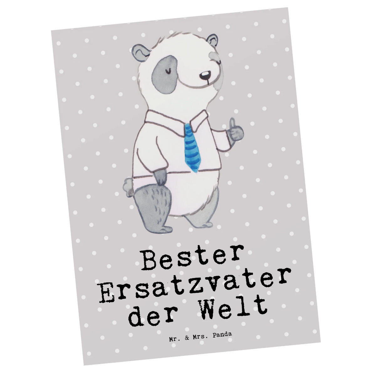 Postkarte Panda Bester Ersatzvater der Welt Postkarten, Postkarte, Grußkarte, Kunstkarten, kunstkarte, spruchkarte, einzelkarte, Motivkarte, Designkarte, Ansichtskarte, Ansichtskarten, bildkarte, Fotokarte, Geschenkidee, Geschenk, Schenken, Mitbringsel, Geburtstag, Geburtstagsgeschenk, für, Danke, Dankeschön, Bedanken, Freude machen, Geschenktipp, Vater, Paps, Daddy, Familie, Ersatzvater, Zweiter, Vati, Kleinigkeit, Mann, Eltern, Papa, Dad, Ersatz, Geschenk Vater, Papi, Bester