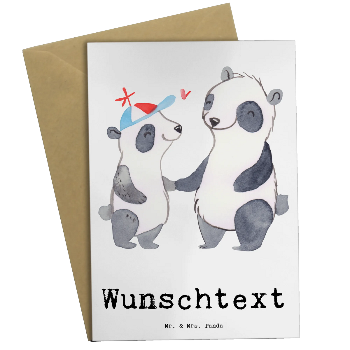Personalised greetings card panda best dad in the world for, thank you, gift, giving, birthday, birthday present, gift idea, souvenir, make you happy, gift tip, daddy, little thing, gift father, papi, dad, man, papa, Father, parents, best, family