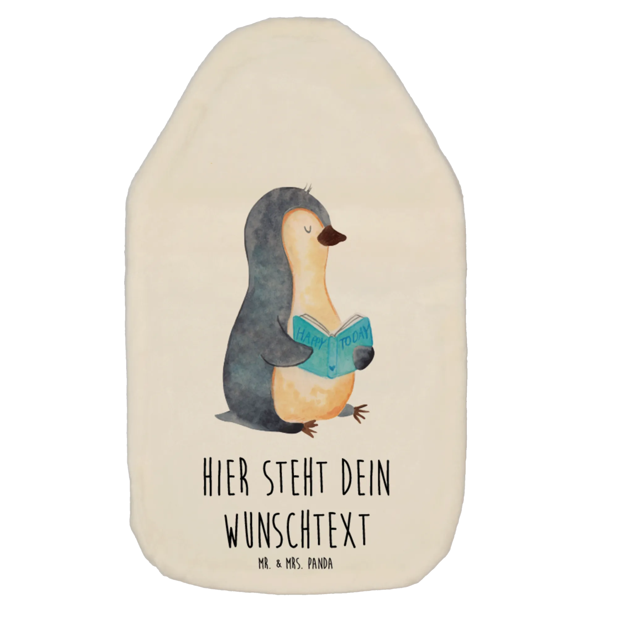 Personalisierte Wärmflasche Pinguin Buch Wärmflasche personalisierbar, Individuelle Wärmflasche, Wärmekissen mit Namen, Wärmflasche personalisiert, Wärmflasche individualisiert, Personalisierte Wärmflasche, Personalisierte Bettflasche, Bettflasche personalisiert, Personalisierbare Wärmflasche, Pinguin, Faulenzen, Buch, Ferien, Bücherwurm, Lesen, Freizeit, Pinguine, Urlaub, Nichtstun