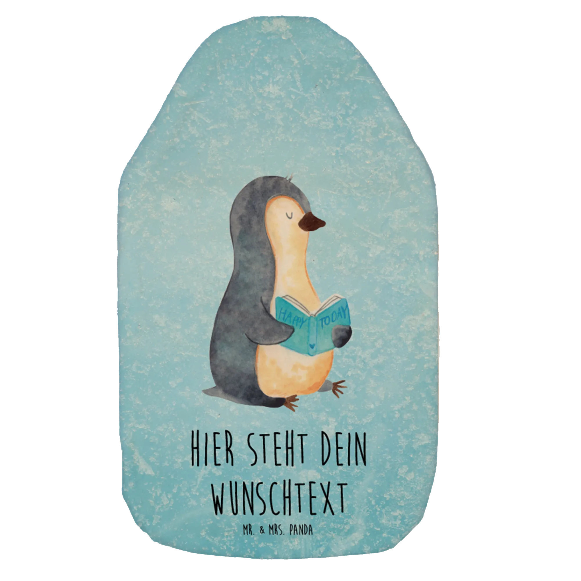 Personalisierte Wärmflasche Pinguin Buch Wärmflasche personalisierbar, Individuelle Wärmflasche, Wärmekissen mit Namen, Wärmflasche personalisiert, Wärmflasche individualisiert, Personalisierte Wärmflasche, Personalisierte Bettflasche, Bettflasche personalisiert, Personalisierbare Wärmflasche, Pinguin, Faulenzen, Buch, Ferien, Bücherwurm, Lesen, Freizeit, Pinguine, Urlaub, Nichtstun
