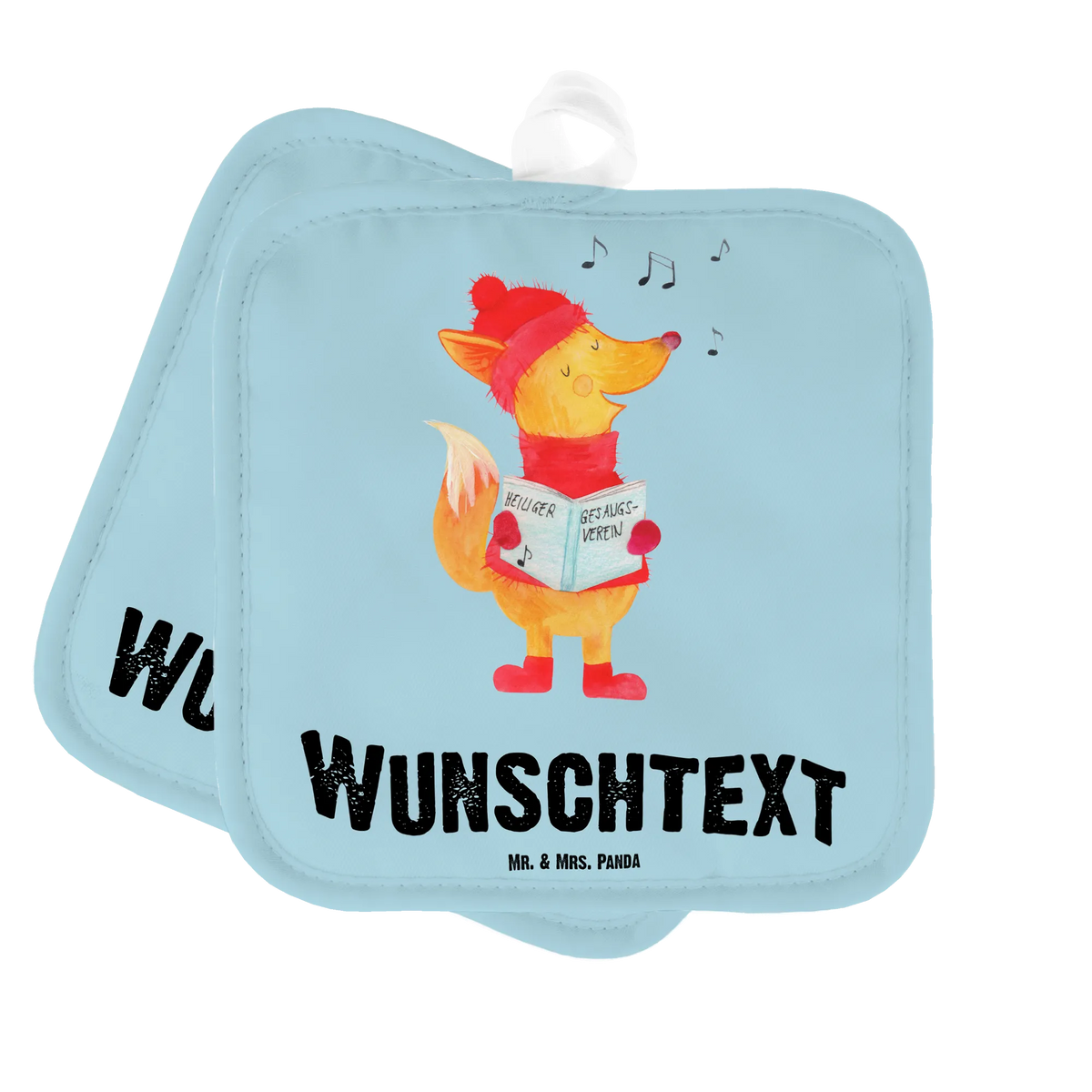 Personalisierte Topflappen Fuchs Sänger Küchenzubehör personalisiert, Personalisierte Topfhandschuhe, Personalisierte Topflappen, Küchentextilien personalisiert, Topflappen bedrucken, Topflappen selbst gestalten, Topflappen mit Namen, Topfhandschuhe personalisiert, Topfhandschuhe mit Namen, Topflappen Set Personalisiert, Topflappen Personalisiert, Küchenaccessoires personalisiert, Weihnachten, Winter, Weihnachtsdeko, Nikolaus, Advent, Heiligabend, Wintermotiv, Füchse, Geschenk Sänger, Singen, Fuchs, Sänger, Weihnachtslieder