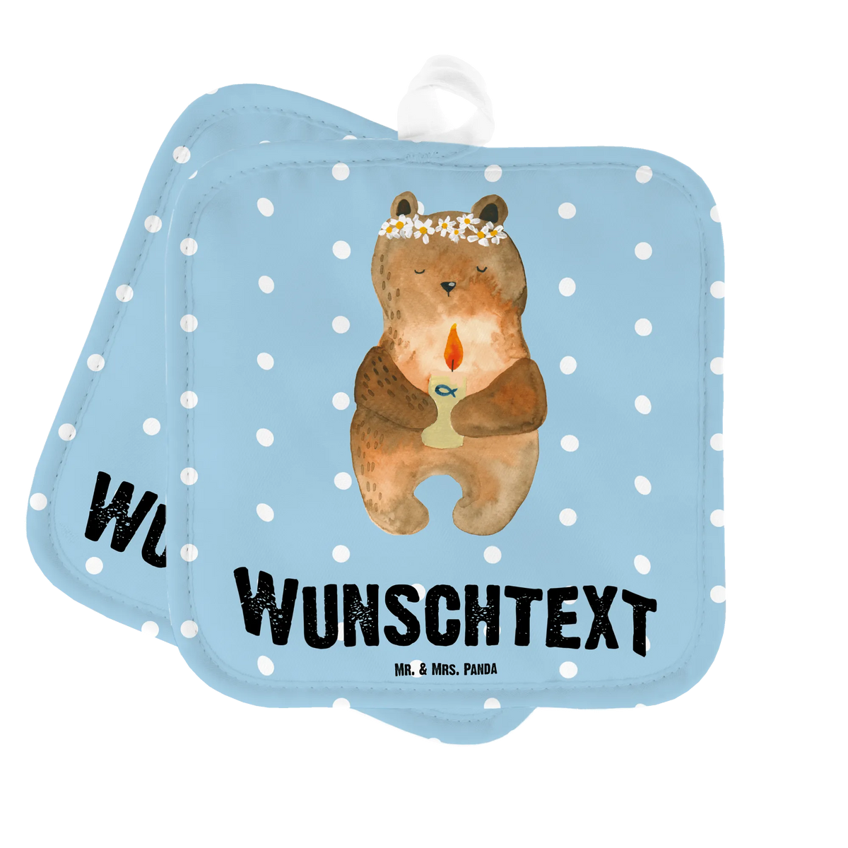 Personalisierte Topflappen Bär Kommunion Personalisierte Topflappen, Topflappen selbst gestalten, Küchenzubehör personalisiert, Küchenaccessoires personalisiert, Topflappen bedrucken, Topfhandschuhe personalisiert, Küchentextilien personalisiert, Topflappen Set Personalisiert, Topfhandschuhe mit Namen, Topflappen mit Namen, Personalisierte Topfhandschuhe, Topflappen Personalisiert, Teddy, Bär, Teddybär, Katholisch, Gottes Segen, Kommunion, Taufkerze
