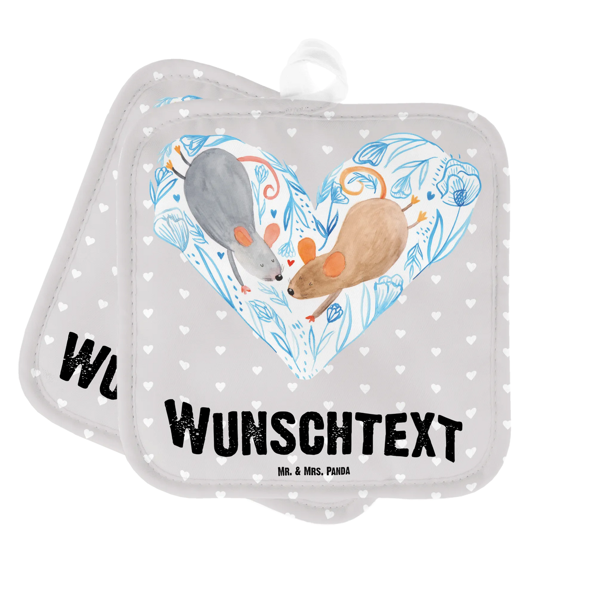 Personalisierte Topflappen Mäuse Herz Küchentextilien personalisiert, Topflappen bedrucken, Personalisierte Topfhandschuhe, Topflappen Set Personalisiert, Küchenzubehör personalisiert, Topflappen selbst gestalten, Topflappen Personalisiert, Topfhandschuhe mit Namen, Küchenaccessoires personalisiert, Personalisierte Topflappen, Topfhandschuhe personalisiert, Topflappen mit Namen, Freundin, Freund, Liebe, Liebesgeschenk, Jahrestag, Verlobung, Partner, Ehemann, Ehefrau, Heiraten, Heiratsantrag, Hocheitstag, Mäuse, Gemeinsamkeit, Liebesbotschaft, Geschenk für Zwei, Maus, Lieblingsmensch, Love, Hochzeit, Liebesbeweis