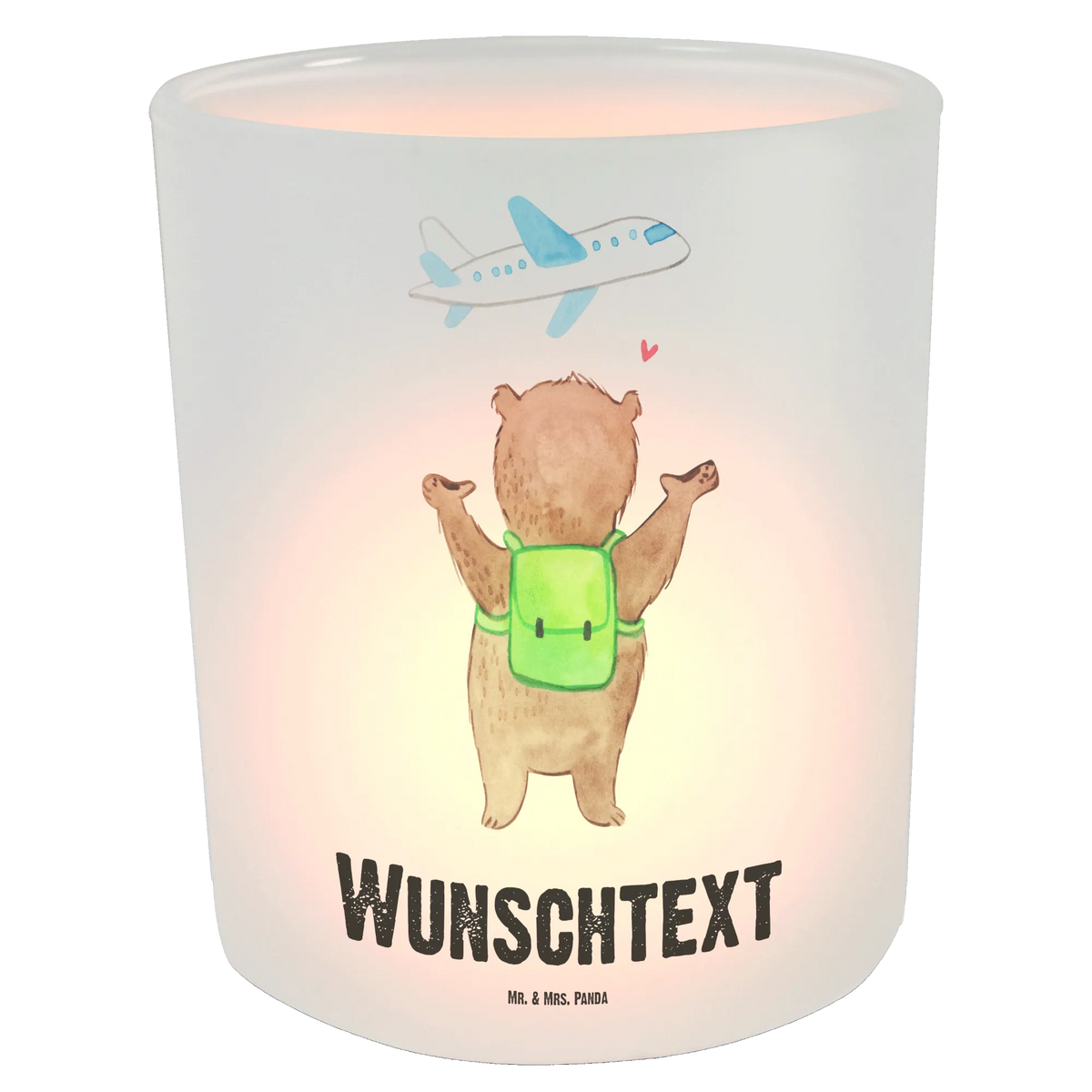 Personalised lantern bear Airplane Love, Loving, Two, Together, Marriage, Engagement, Proposal of marriage, Love gift, gift for her, gift for him, anniversary gift, Valentine's Day Gift for Women Love Gift Anniversary Wedding Anniversary Party Favor Gift for Girlfriend Gift for Partner Boyfriend Gift Token of Love for Men for Husband