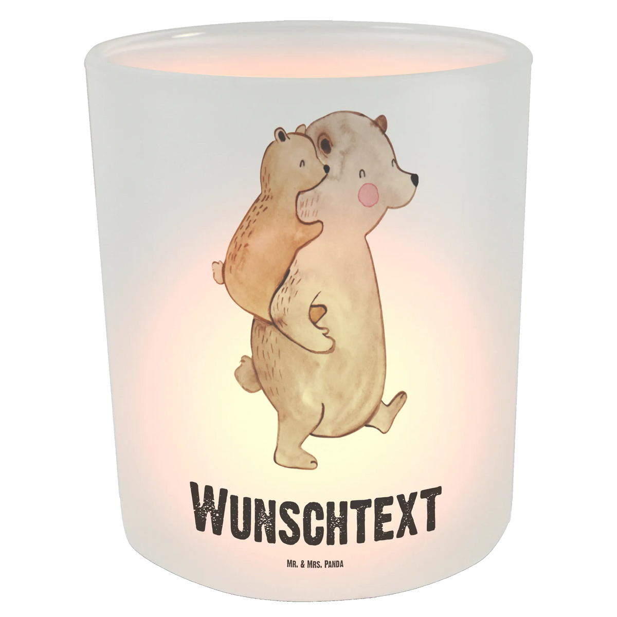 Personalised lantern Papa Bear Family, Father's Day, Mother's Day, brother, sister, Mom, Dad, dad, daddy, birthday, father's day, present, uncle