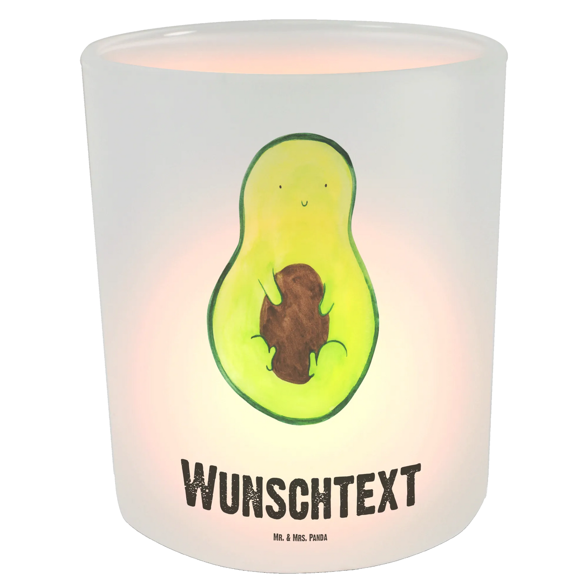 Personalised lantern avocado core vegetables, seed, saying life, plant, avocado seed