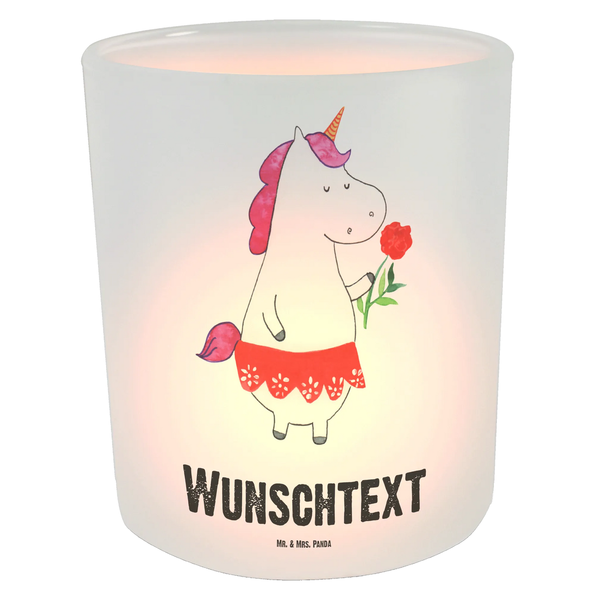 Personalised lantern unicorn lady divorce, fine lady, woman, girlfriend