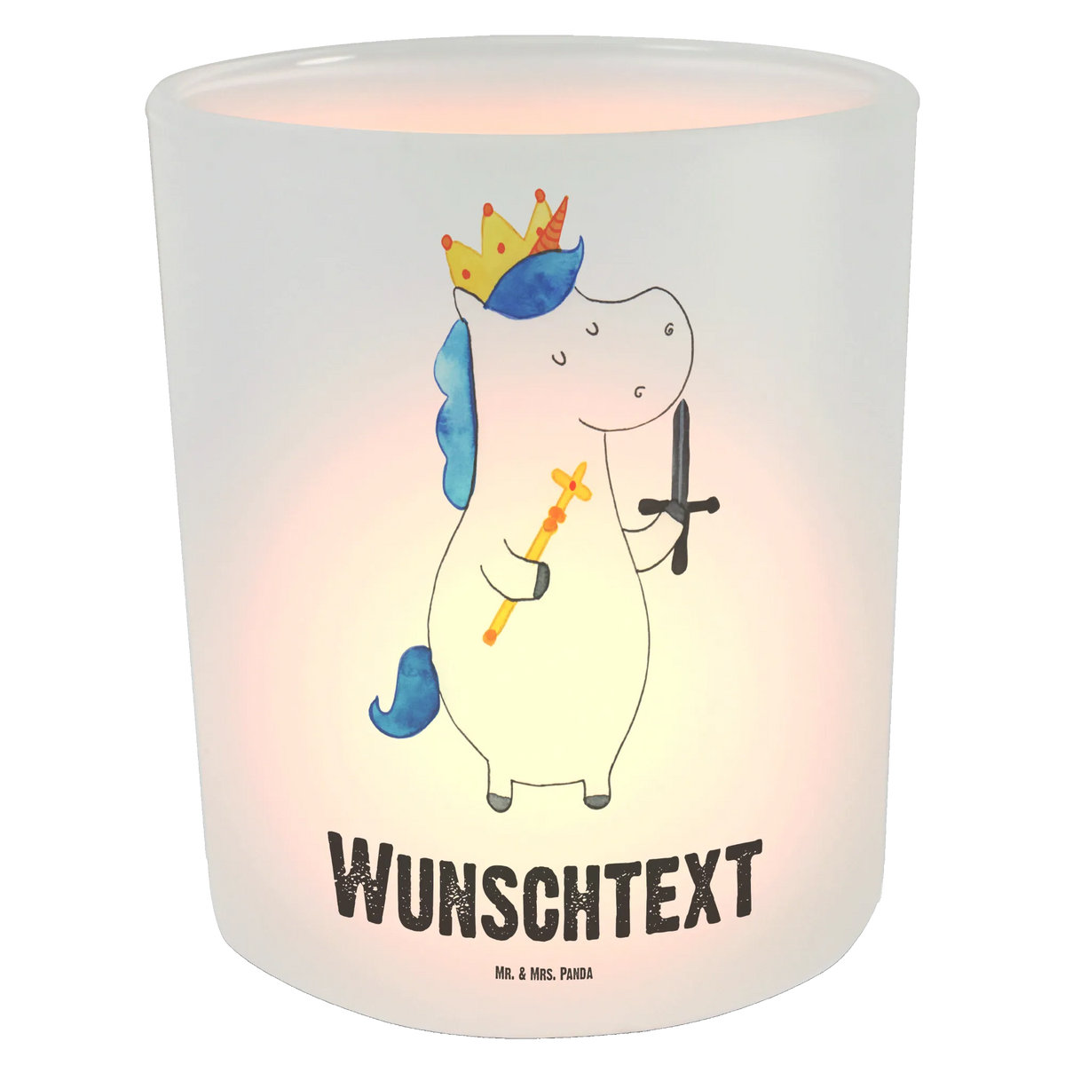 Personalised lantern unicorn king with sword Ruler, Prosecco, King, present boy, Crown, Chancellor, Princess, gift boyfriend, sword, President, Emperor